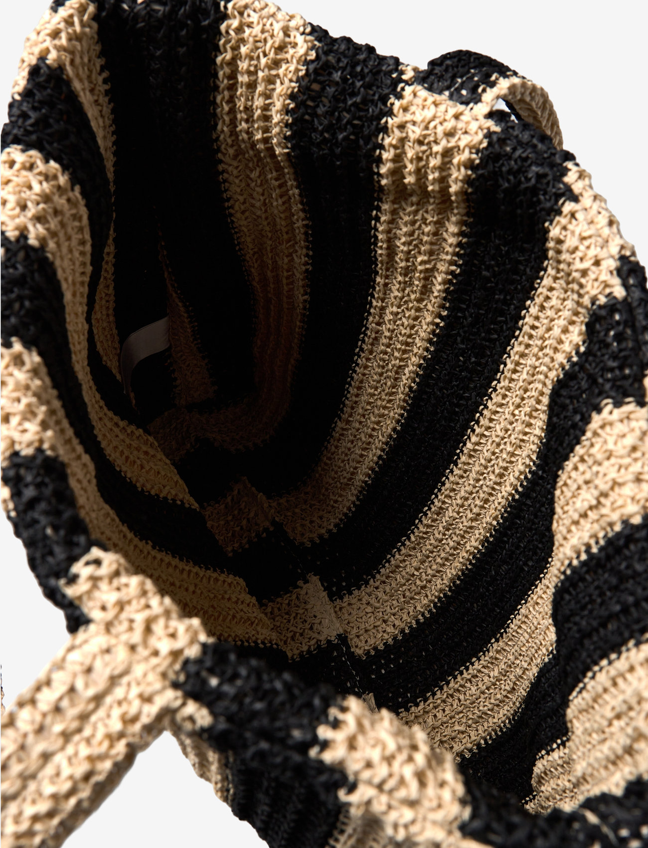 Rosemunde - RBAlva Small Handbag - strandväskor - solid nature w/black stripe - 4