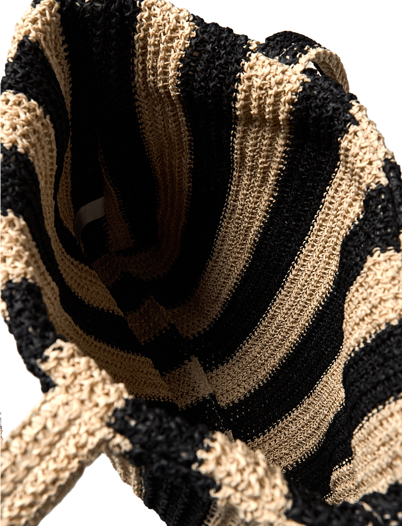 Rosemunde - RBAlva Small Handbag - strandväskor - solid nature w/black stripe - 4