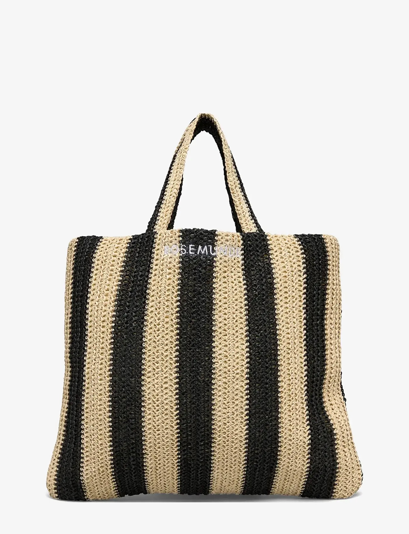 Rosemunde - RBAlva Medium handbag - sacs de plage - solid nature w/black stripe - 1