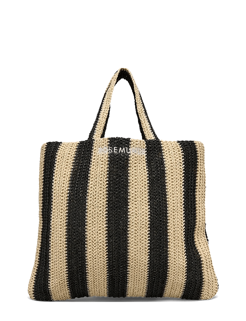 Rosemunde - RBAlva Medium handbag - rannakotid - solid nature w/black stripe - 1