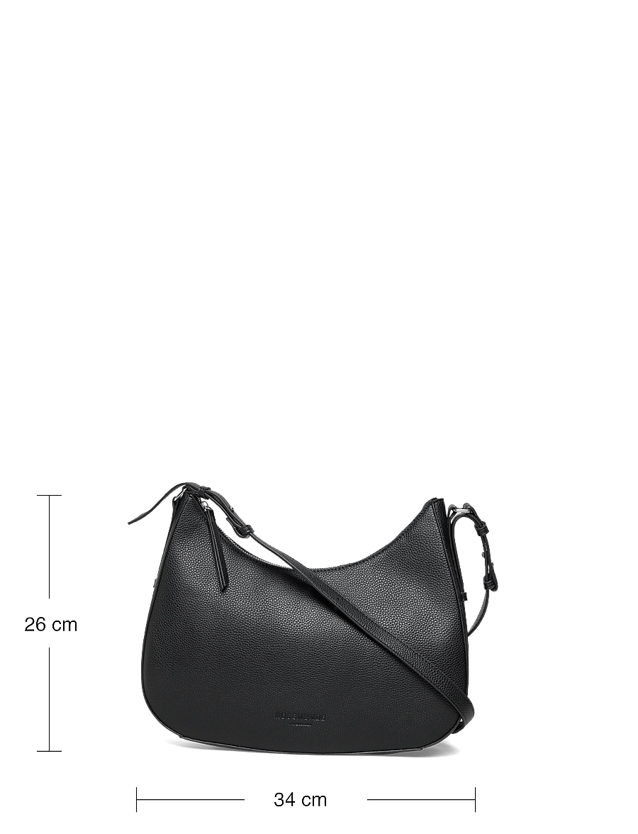 Rosemunde - RBSanya Big Shoulder Bag - hverdags stil - black silver - 4
