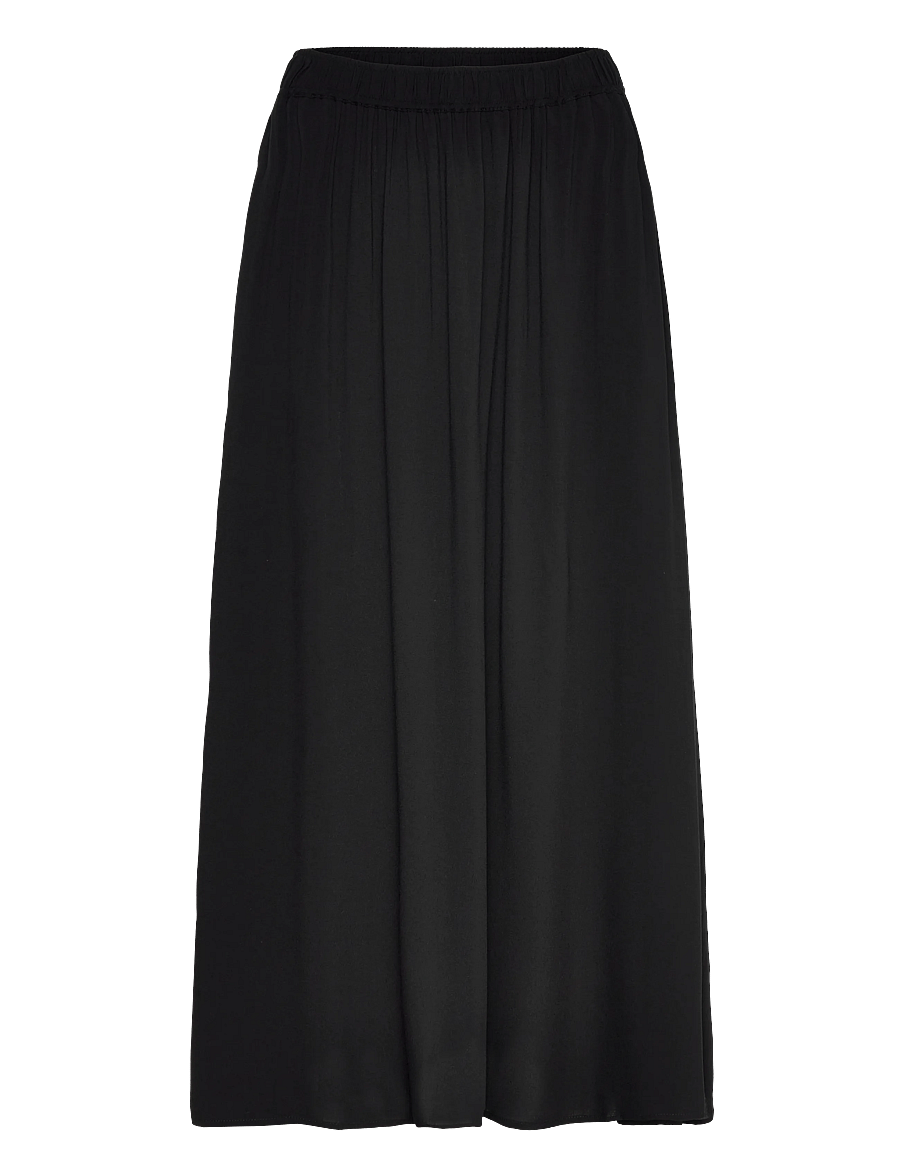 Rosemunde - RWElif MW Midi Skirt - midi-röcke - black - 0