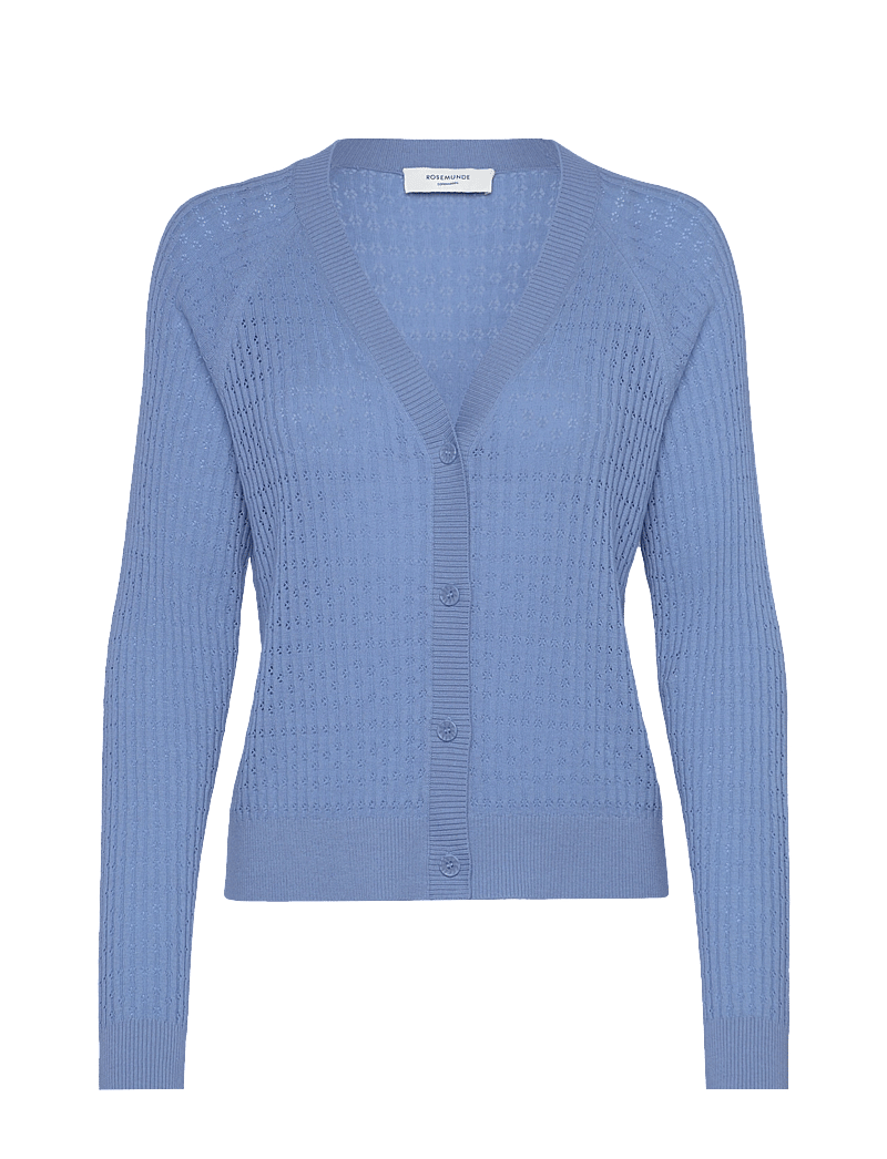 Rosemunde - RWSamira LS Cardigan - cardigans - blue heaven - 1