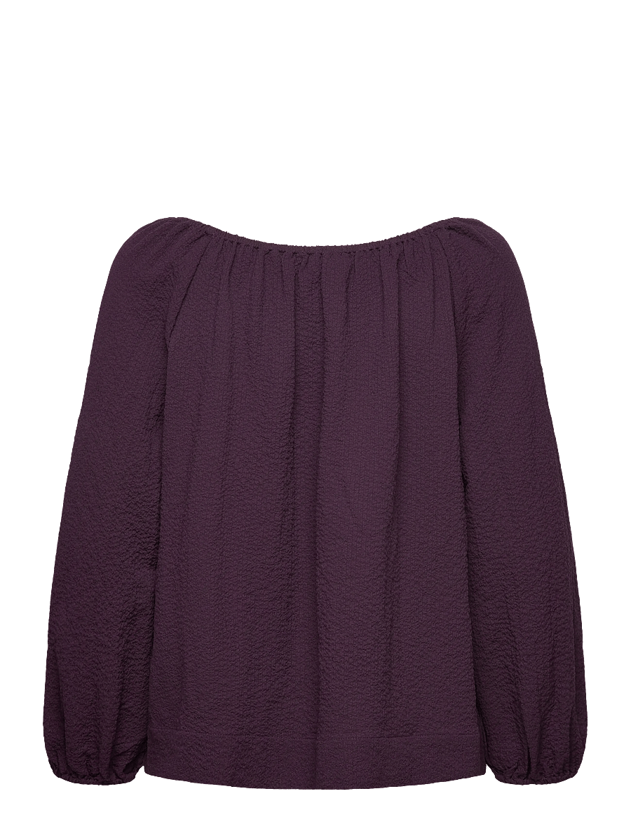 Rosemunde - RWKendall 3/4 Blouse - långärmade blusar - plum perfect - 1