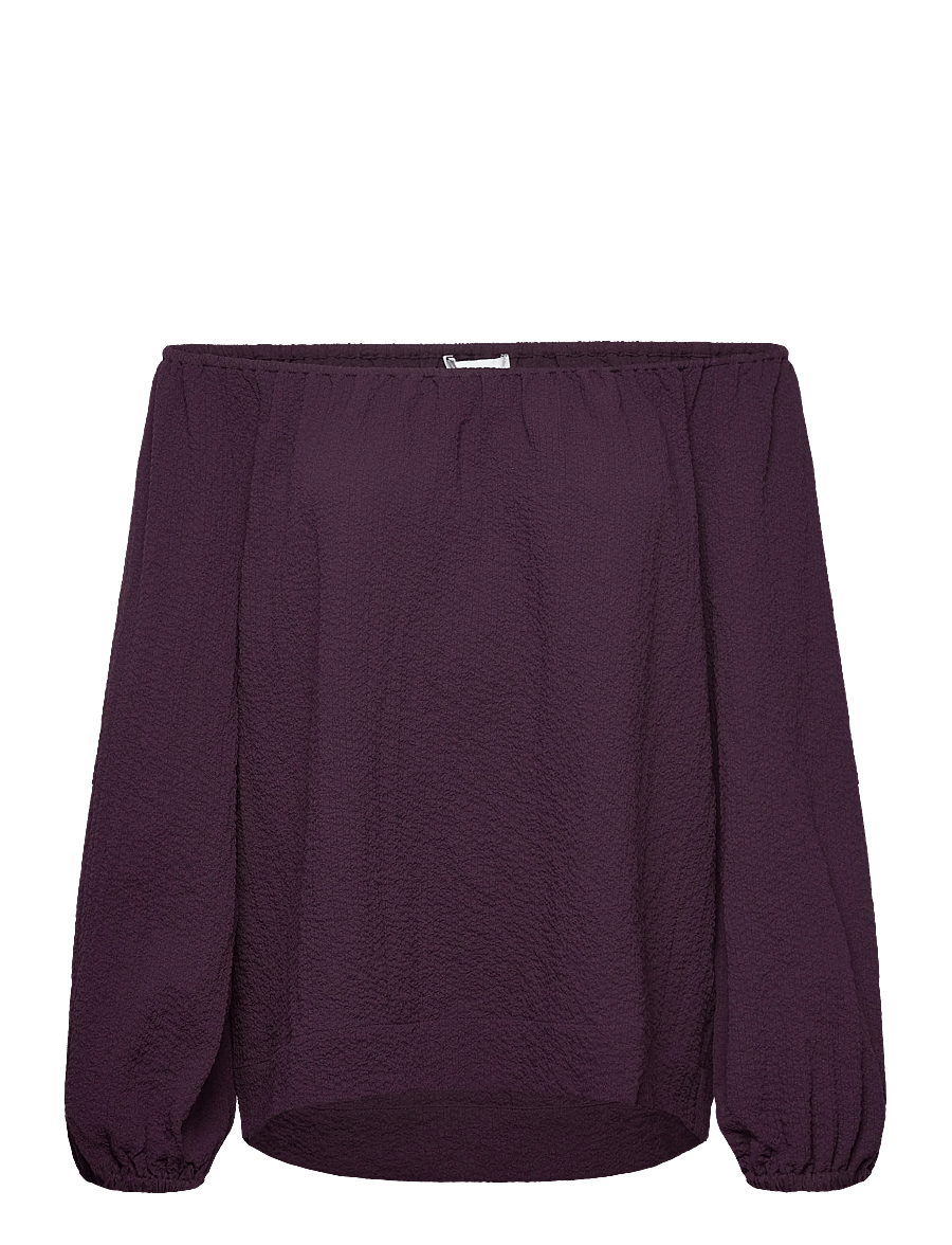 Rosemunde - RWKendall 3/4 Blouse - långärmade blusar - plum perfect - 2