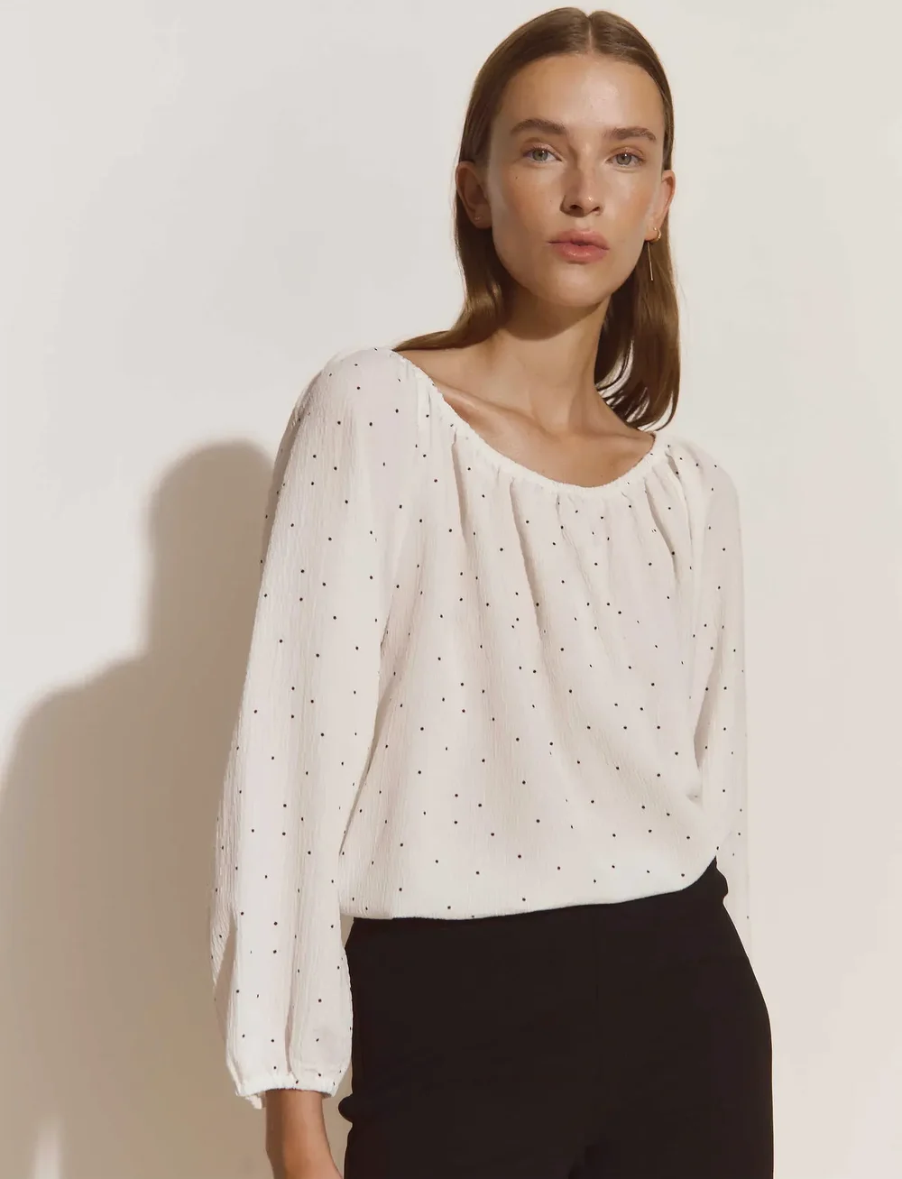 Rosemunde - RWKendall 3/4 Blouse - langärmlige blusen - random dot print - 0