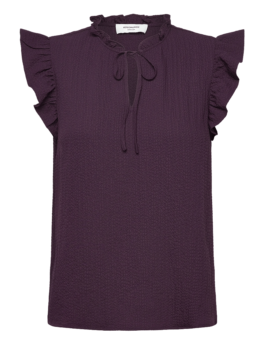 Rosemunde - RWKendall SL Regular Blouse - Ærmeløse bluser - plum perfect - 0