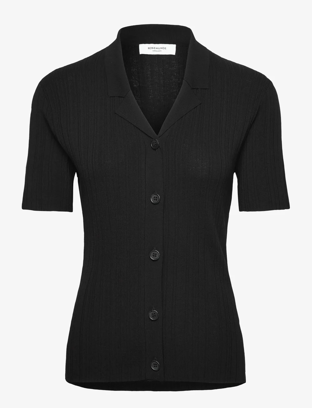 Rosemunde - RWRosie SS Regular Cardigan - t-shirts - black - 0