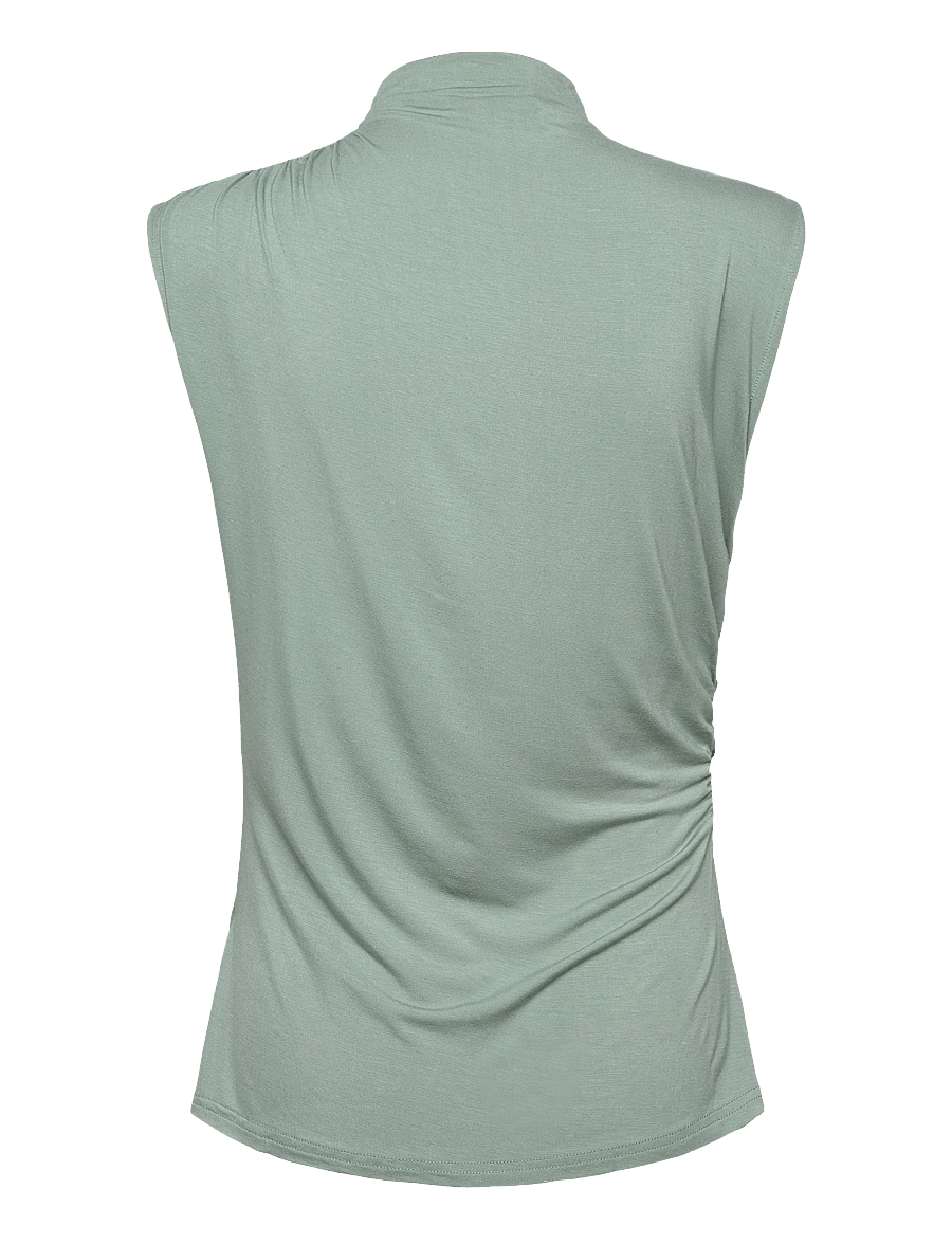 Rosemunde - RWBiarritz SL Regular Top - Ärmellose tops - chinois green - 2