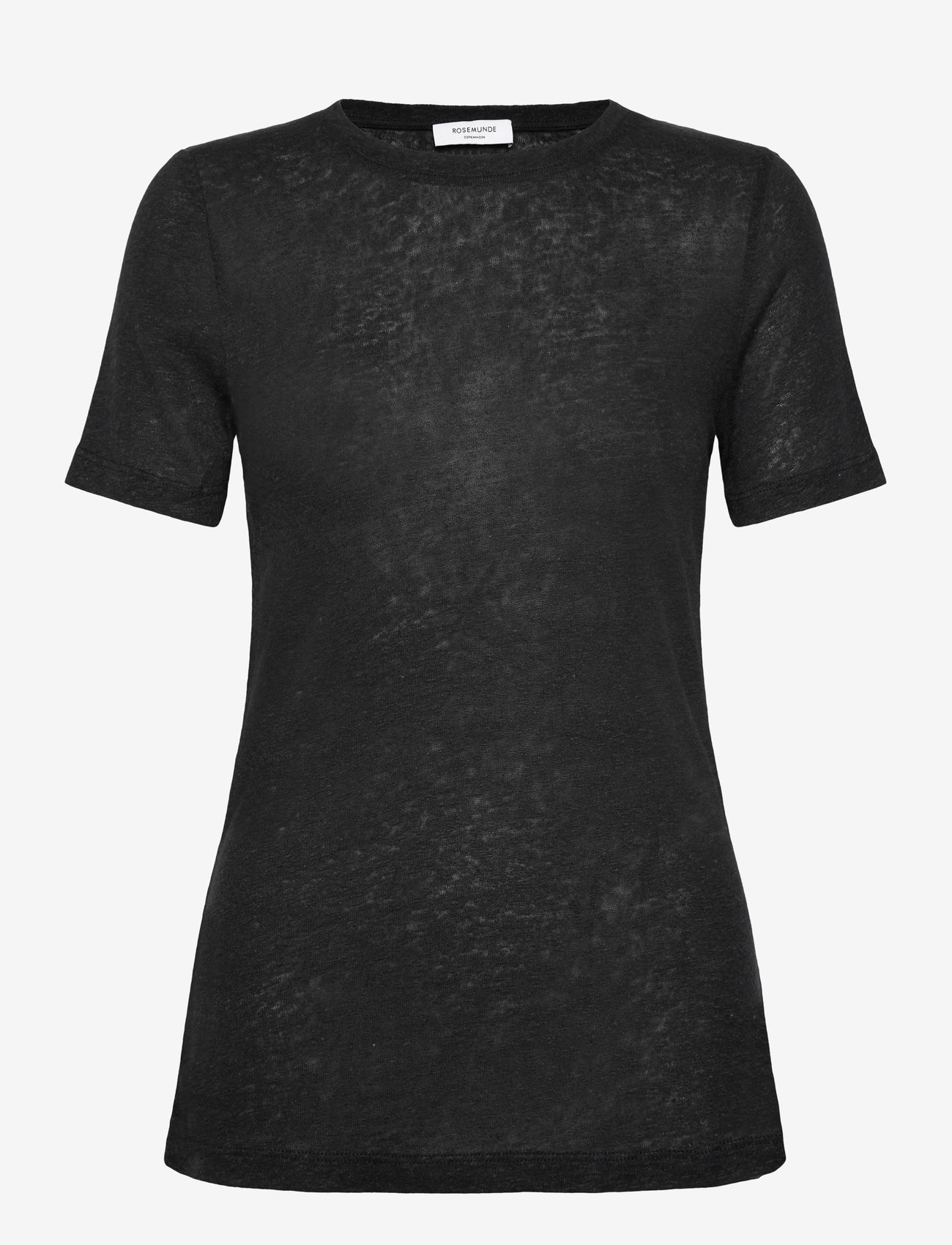 Rosemunde - RWAmina SS Regular T-shirt - t-shirts - black - 0