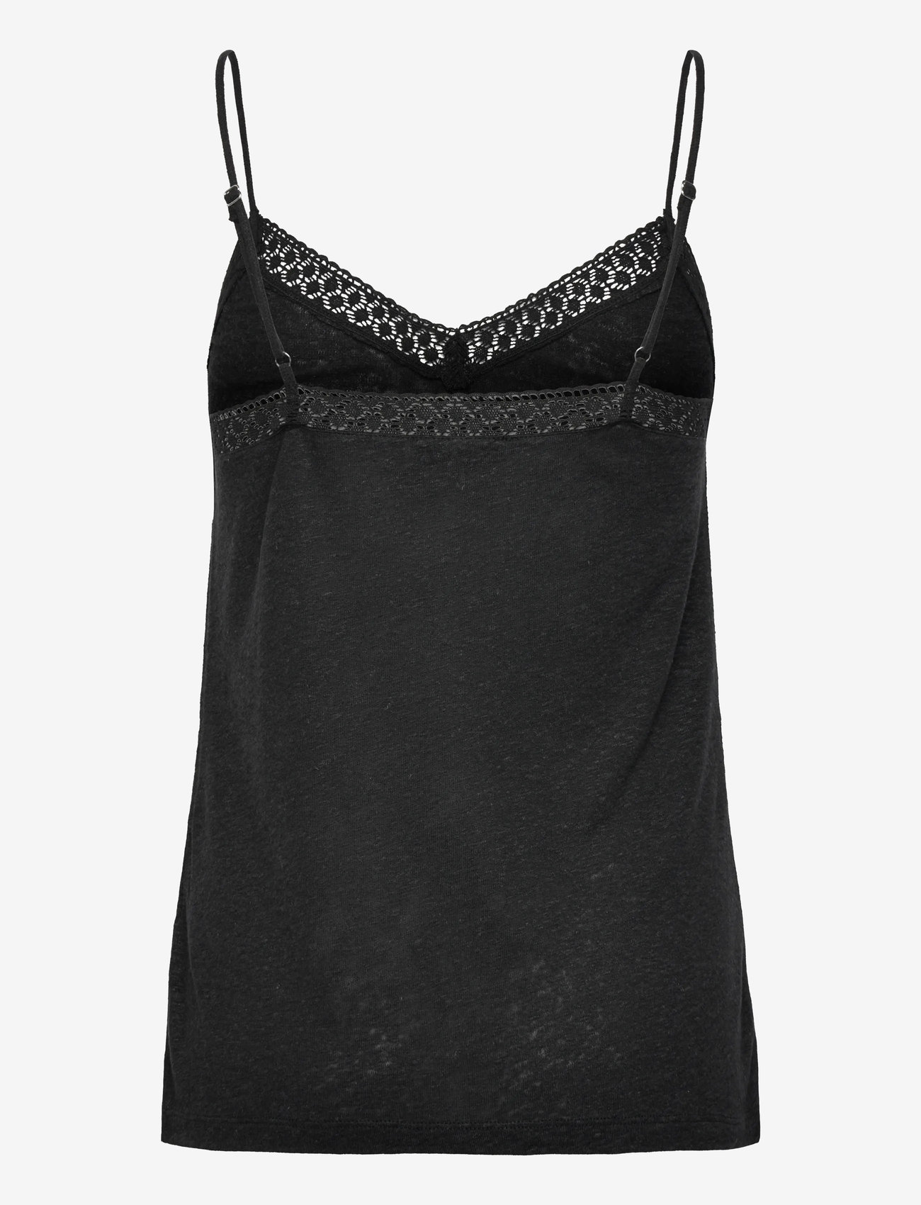 Rosemunde - RWAmina SL Regular Strap Top - linnen - black - 1