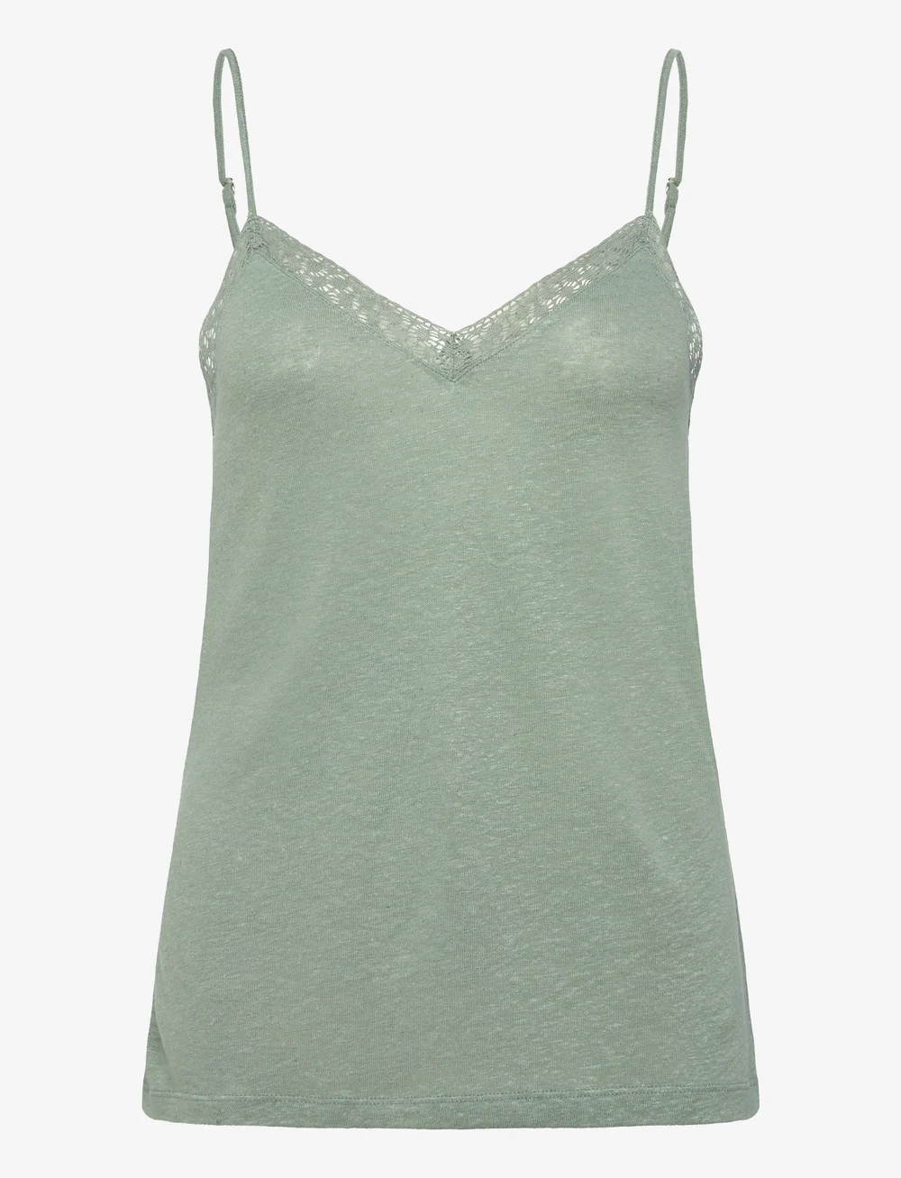Rosemunde - RWAmina SL Regular Strap Top - topid ja varrukateta alussärgid - chinois green - 0