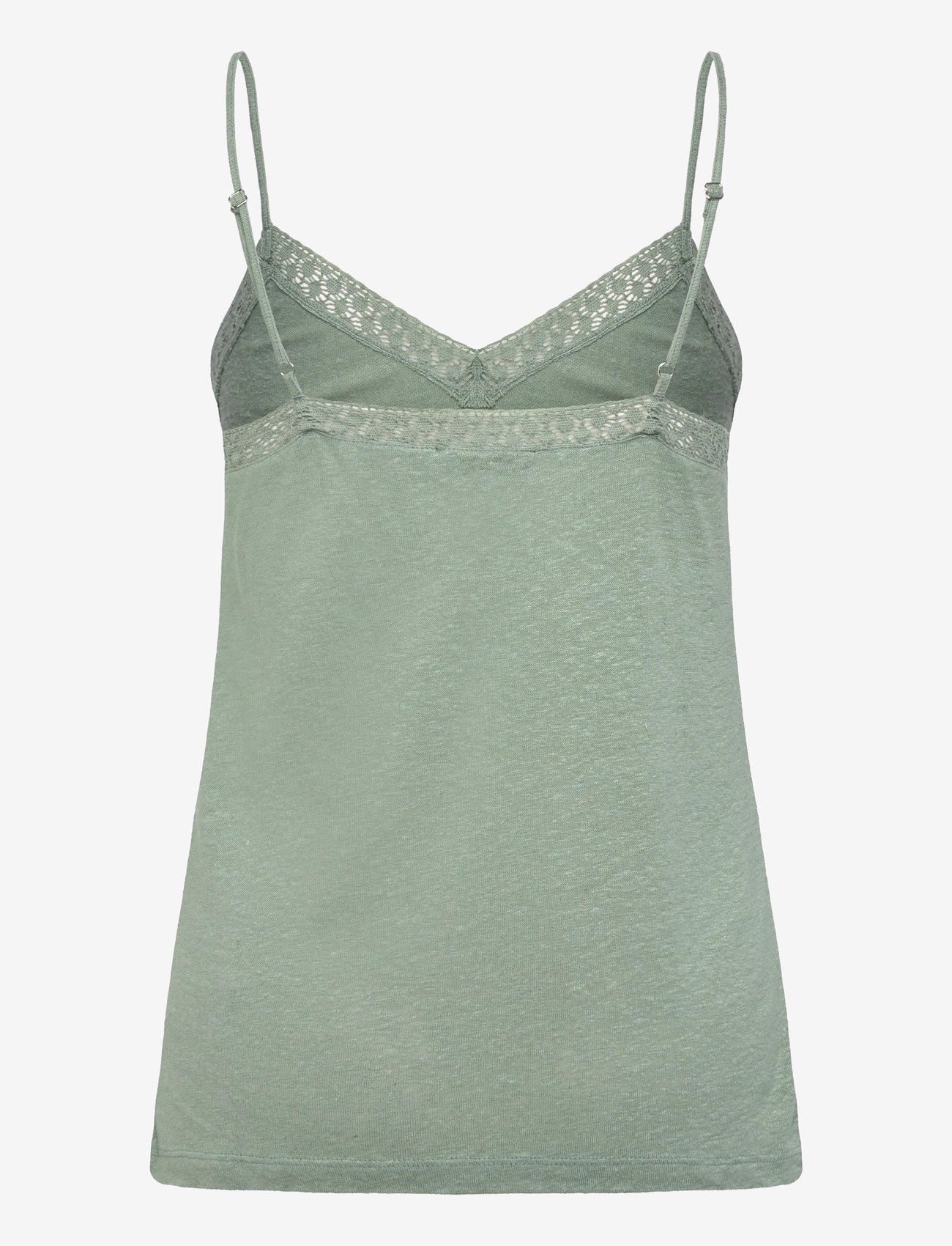 Rosemunde - RWAmina SL Regular Strap Top - tanktops - chinois green - 1