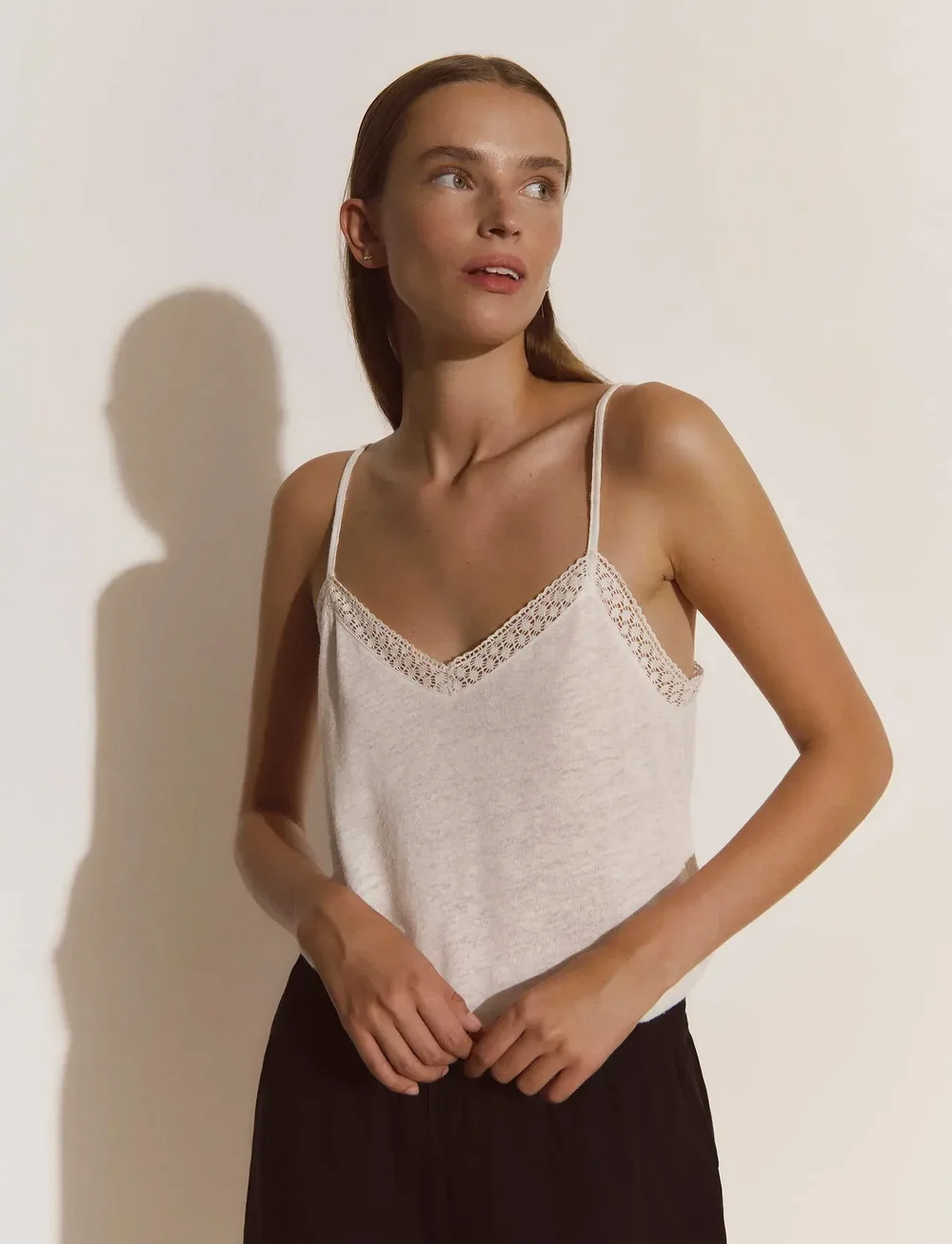 Rosemunde - RWAmina SL Regular Strap Top - Ärmellose tops - ivory - 0