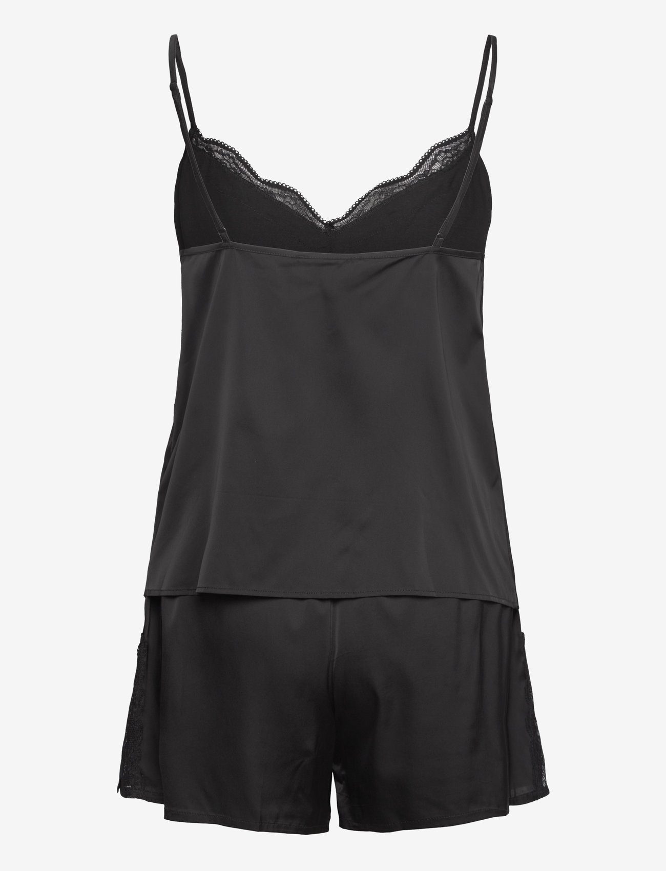 Rosemunde - RHJasmine Silk Blend Woven Nightset - christmas pyjamas - black - 1