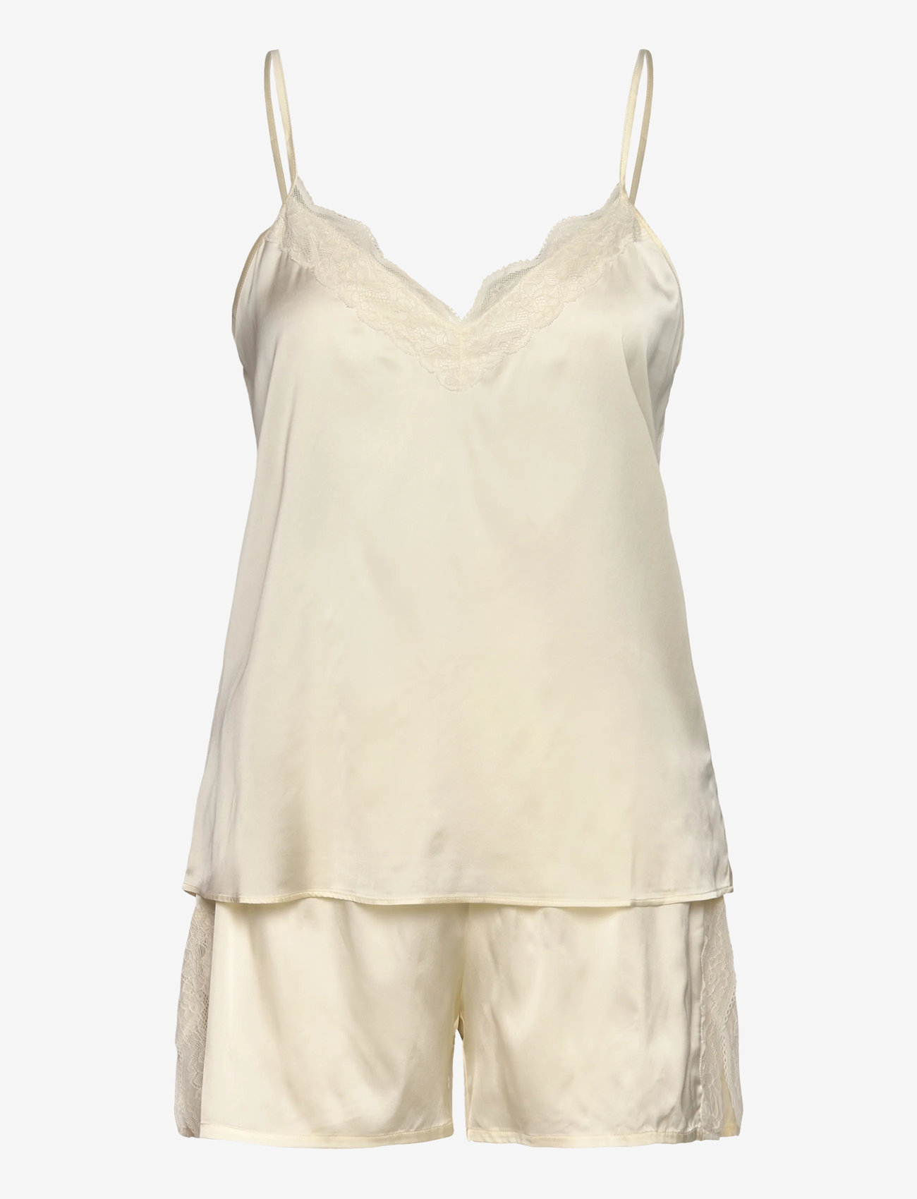 Rosemunde - RHJasmine Silk Blend Woven Nightset - julepyjamas - ivory - 0