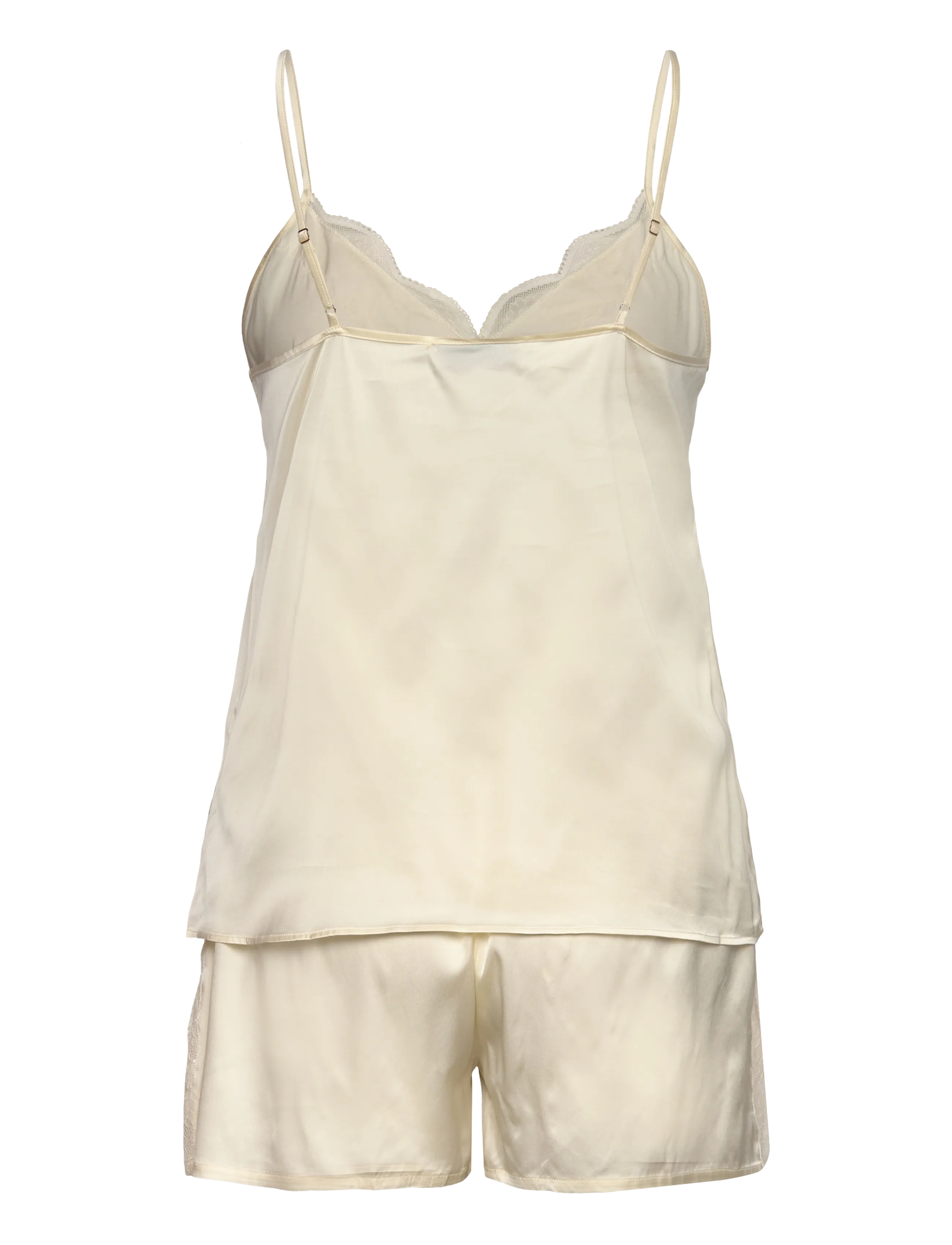 Rosemunde - RHJasmine Silk Blend Woven Nightset - pyjamas - ivory - 1