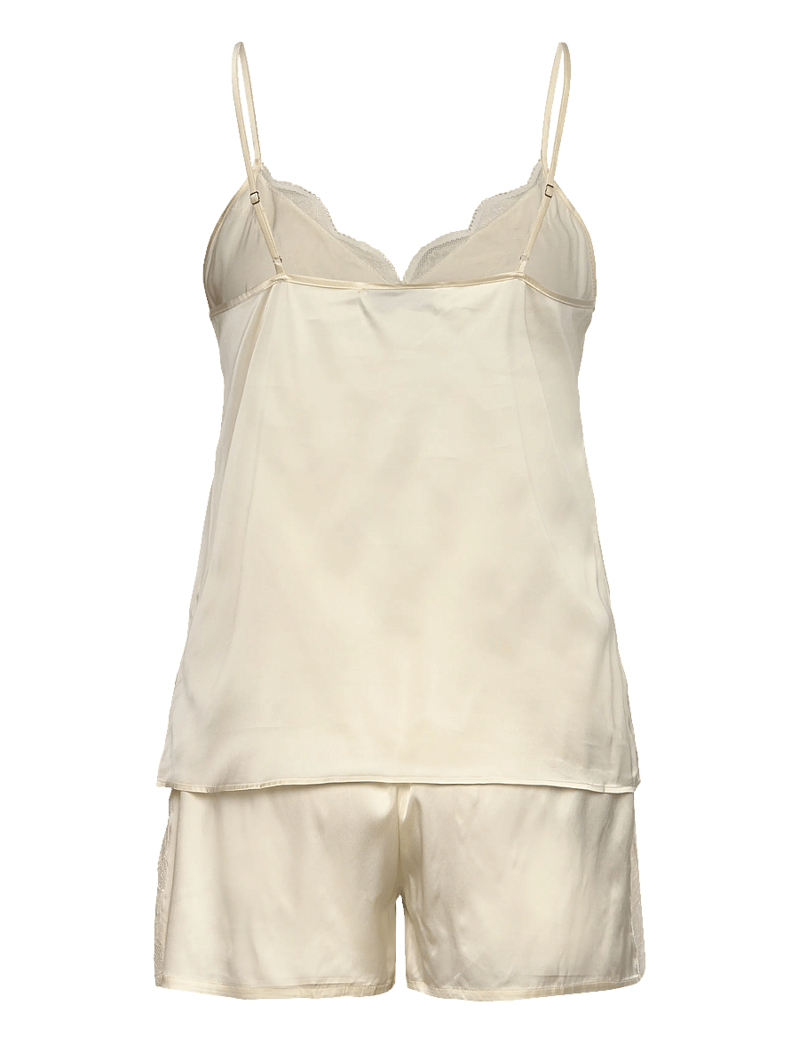 Rosemunde - RHJasmine Silk Blend Woven Nightset - pysjamas - ivory - 1