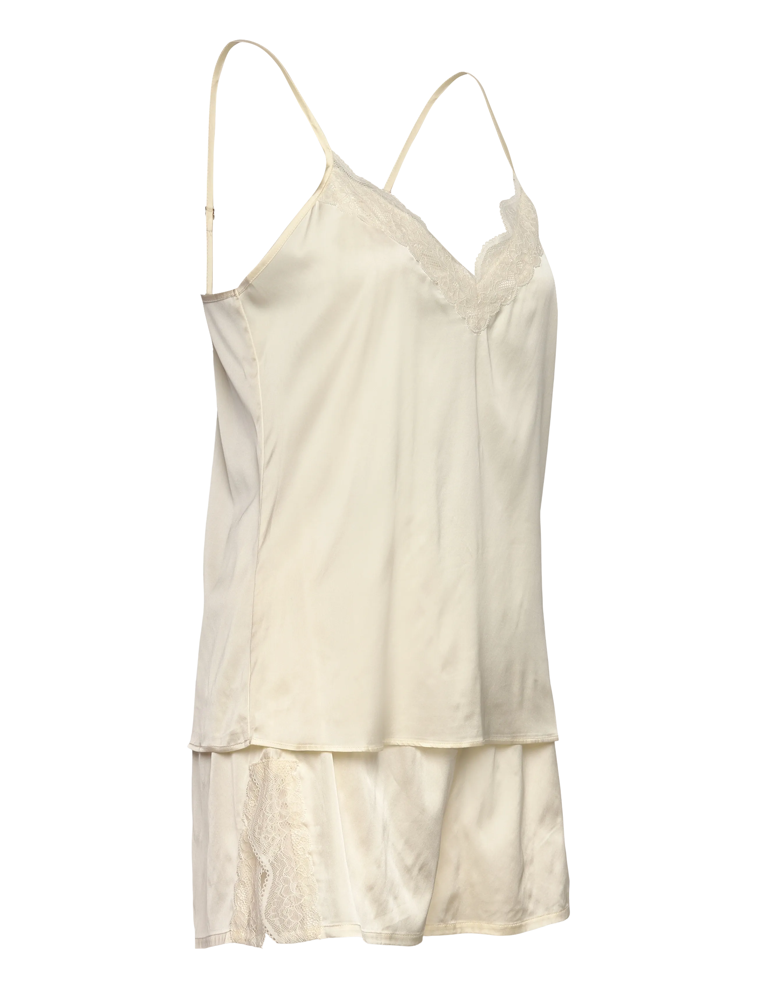 Rosemunde - RHJasmine Silk Blend Woven Nightset - pyjamas - ivory - 3