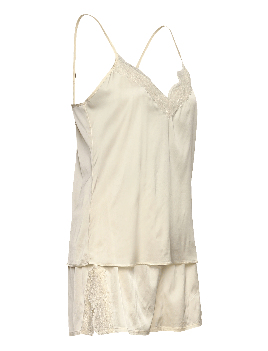 Rosemunde - RHJasmine Silk Blend Woven Nightset - pysjamas - ivory - 3
