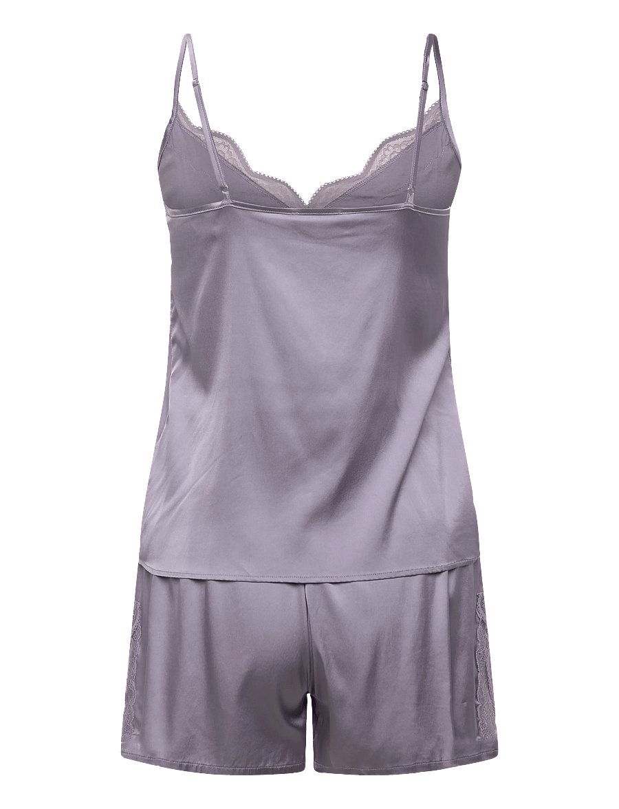 Rosemunde - RHJasmine Silk Blend Woven Nightset - pyjamas - lavender grey - 1