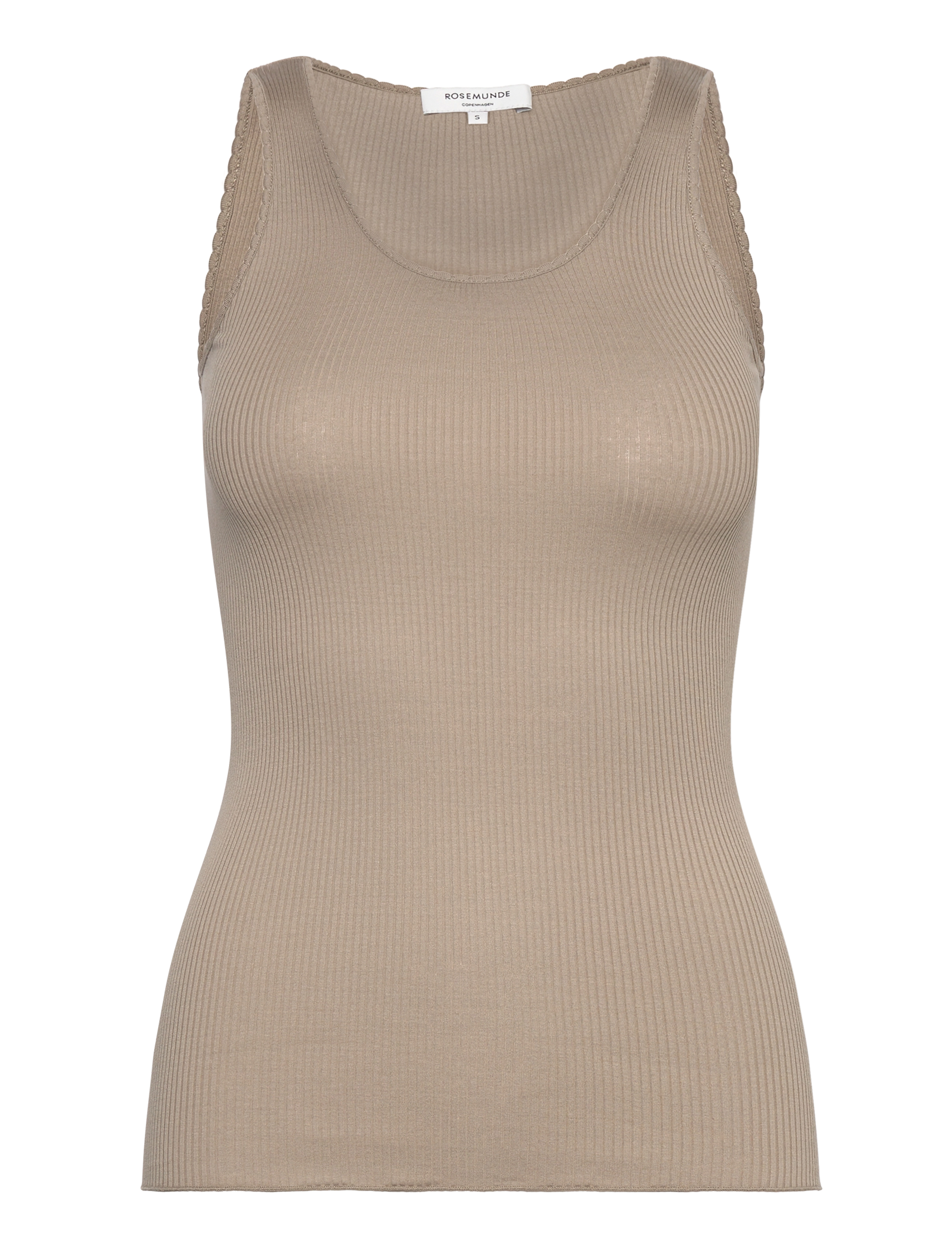 Rosemunde RWBeatha SL U-neck Top - Tanktops - LAUREL OAK / khaki/green