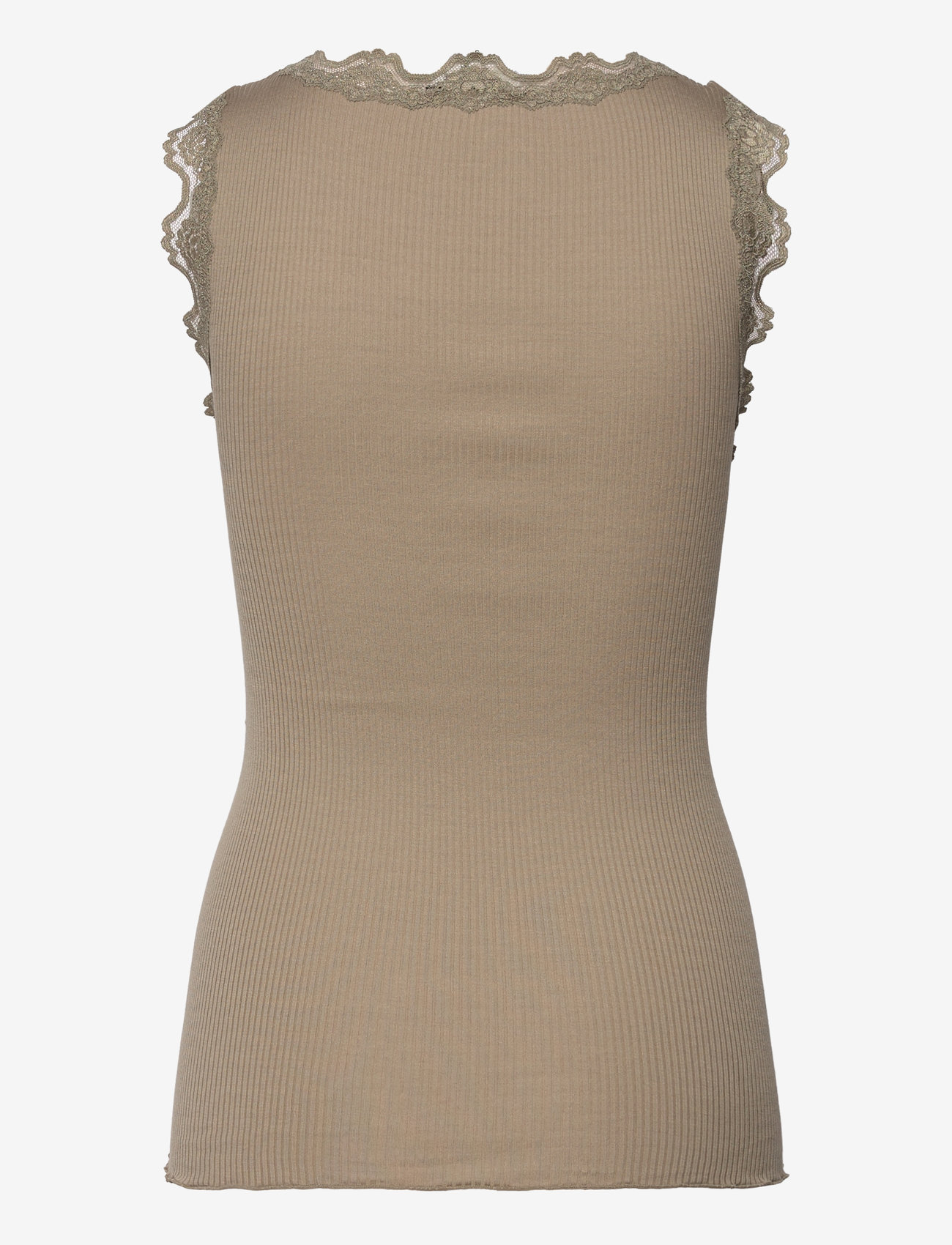 Rosemunde - RWBeatha SL U- neck Lace Button Top - Ärmellose tops - laurel oak - 1