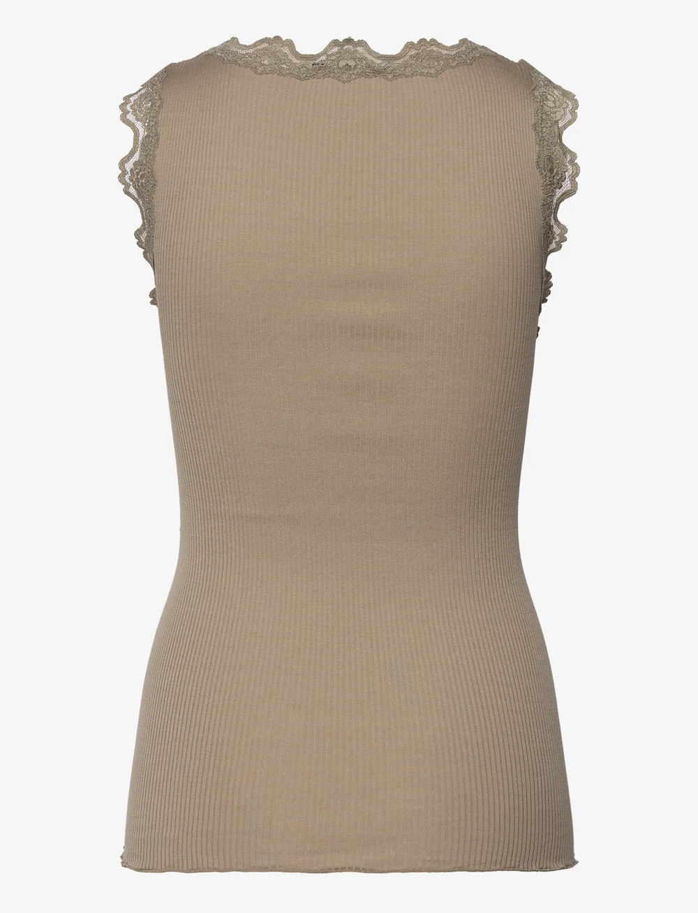 Rosemunde - RWBeatha SL U- neck Lace Button Top - Ärmellose tops - laurel oak - 1