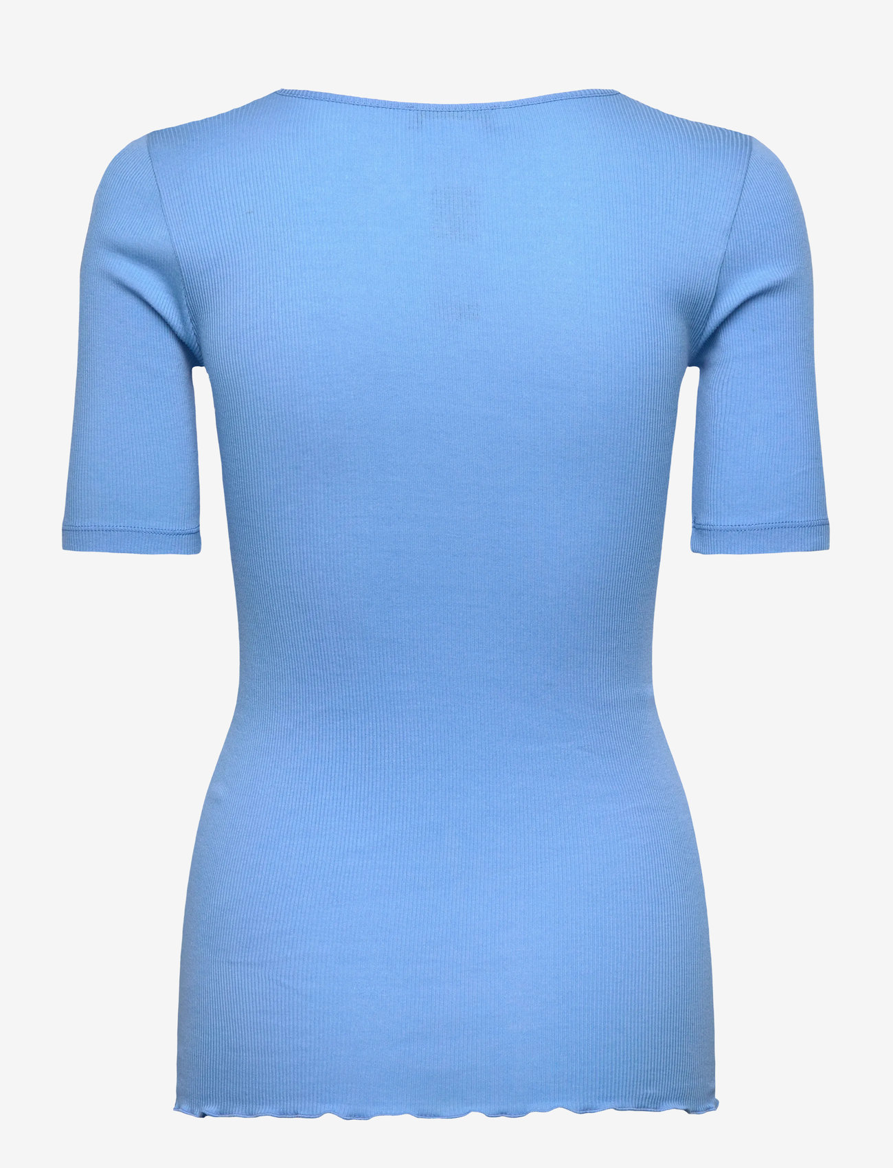 Rosemunde - RWBernadine 2/4 Regular V-neck T-sh - t-shirts - little boy blue - 1