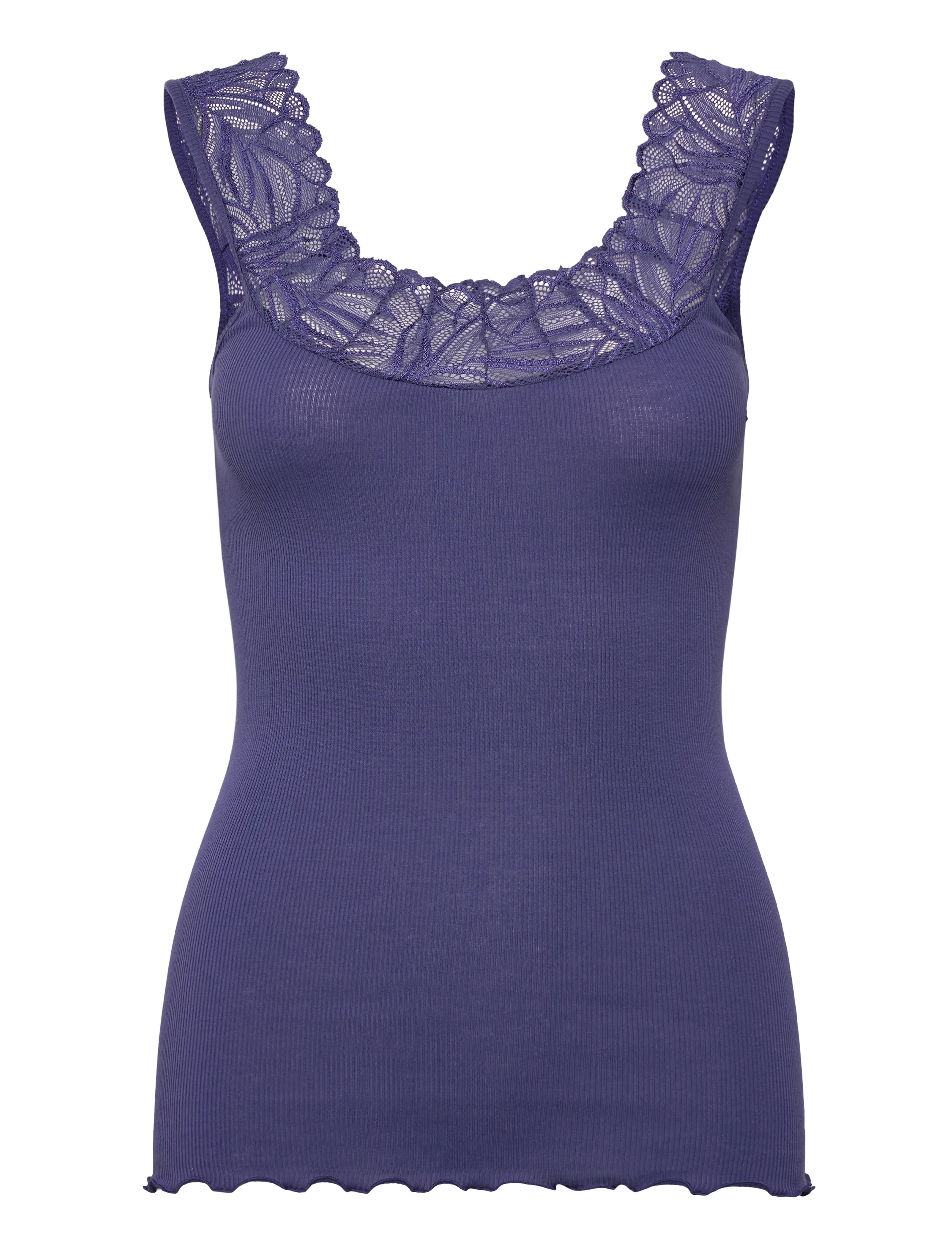 Rosemunde RWBernadine SL U-neck Regular Lace - Kleidung - SKIPPER BLUE / purple