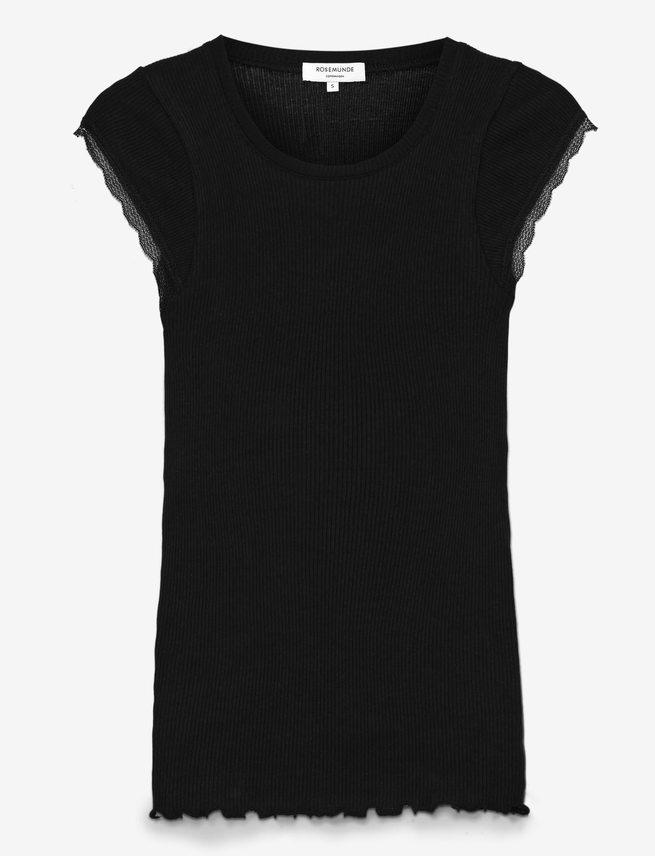 Rosemunde - RWBaybay SS Regular T-shirt - t-shirts - black - 1