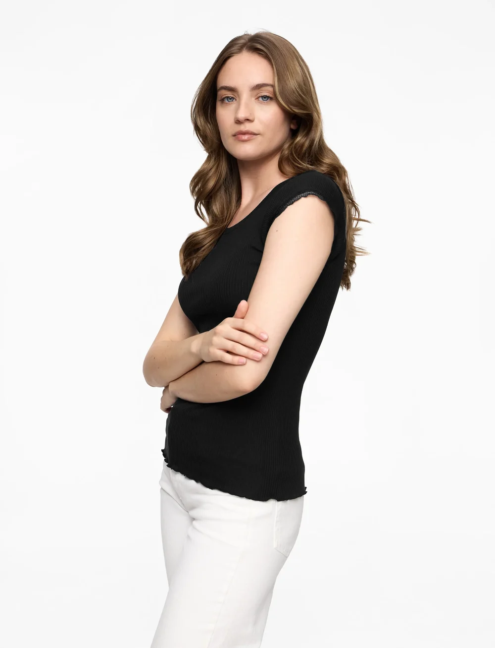 Rosemunde - RWBaybay SS Regular T-shirt - t-shirts - black - 3