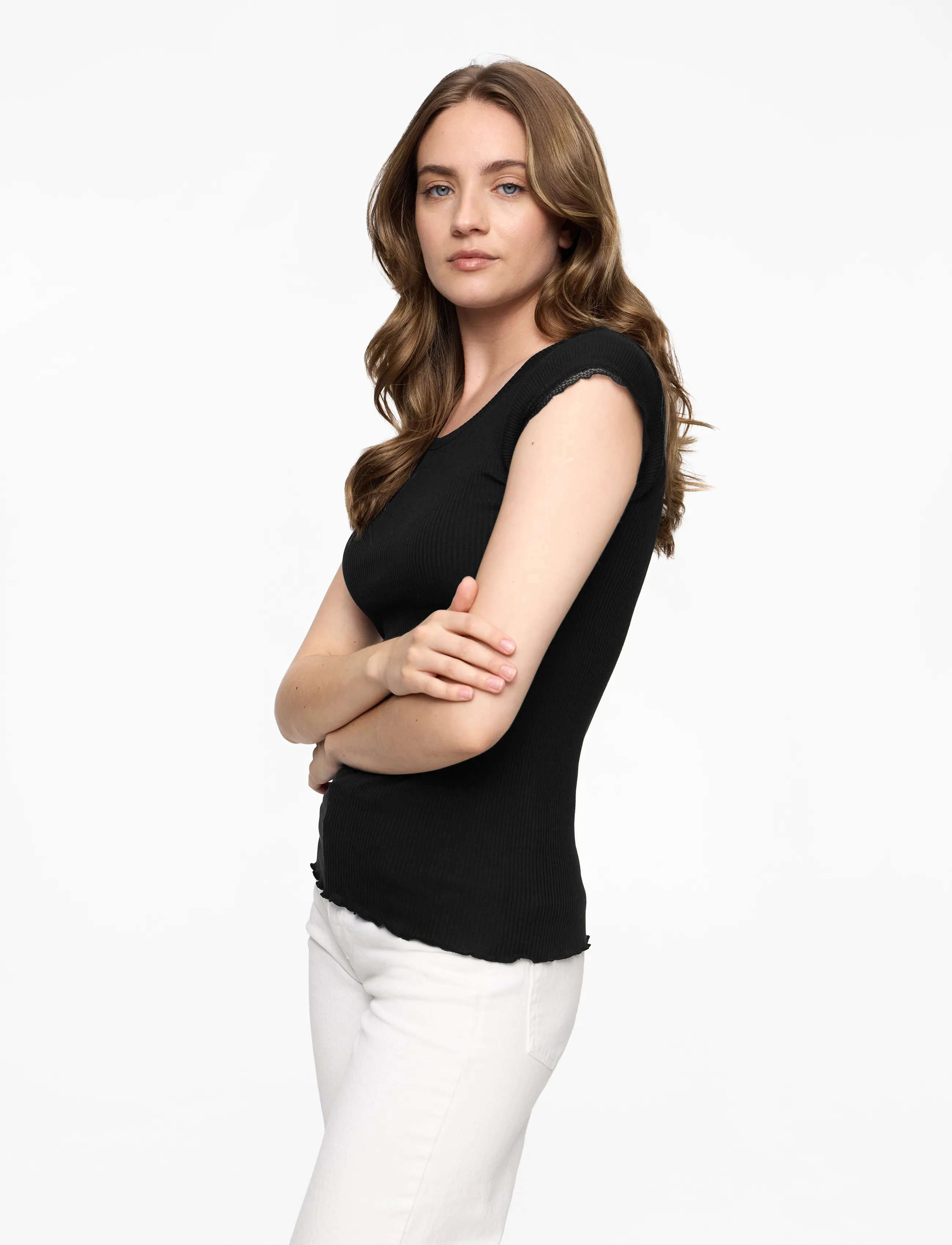 Rosemunde - RWBaybay SS Regular T-shirt - t-shirts - black - 3