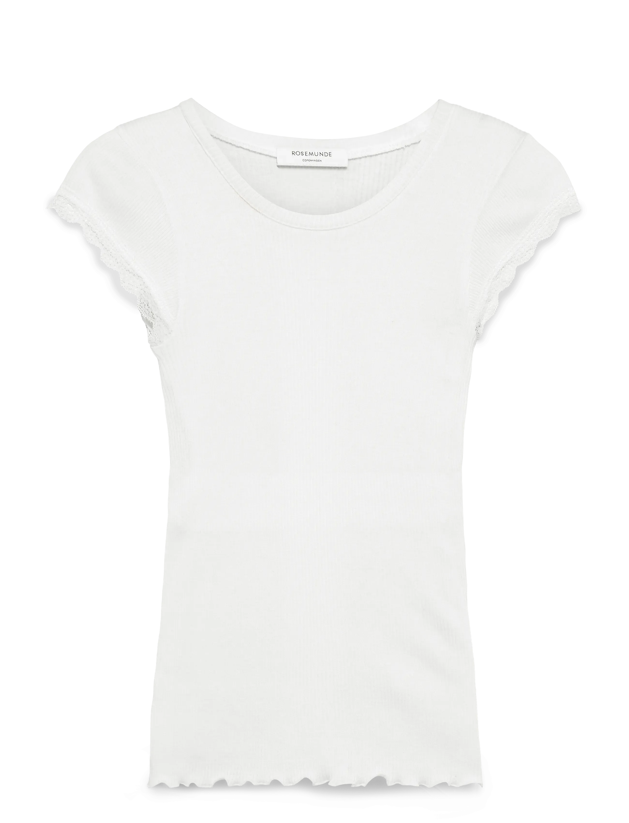 Rosemunde RWBaybay SS Regular T-shirt - T-shirts & Toppe - IVORY / white