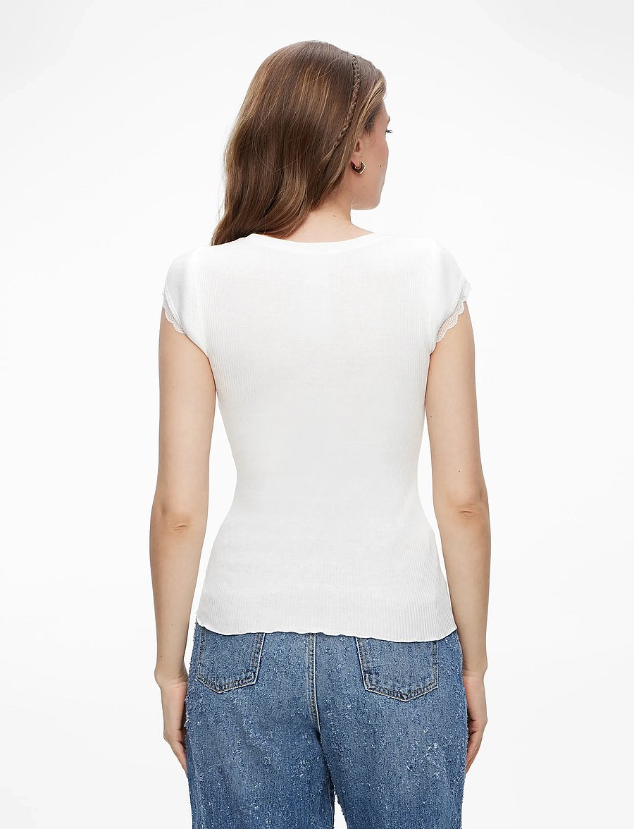 Rosemunde - RWBaybay SS Regular T-shirt - t-shirts - ivory - 4
