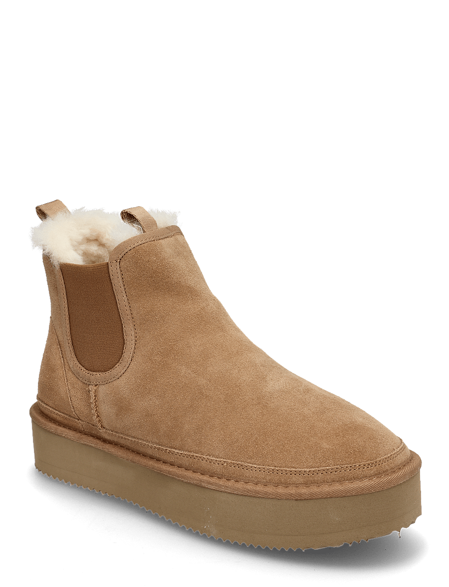 Rosemunde - RHBolina Chelsea Plateau Boot - teddy-stiefel - almond - 0