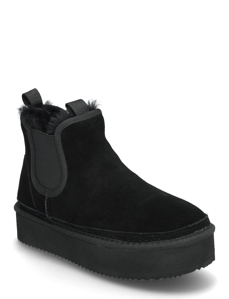 Rosemunde - RHBolina Chelsea Plateau Boot - teddy-stiefel - black - 1