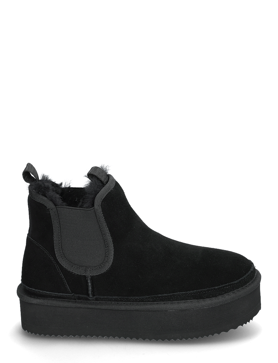 Rosemunde - RHBolina Chelsea Plateau Boot - teddy-stiefel - black - 2