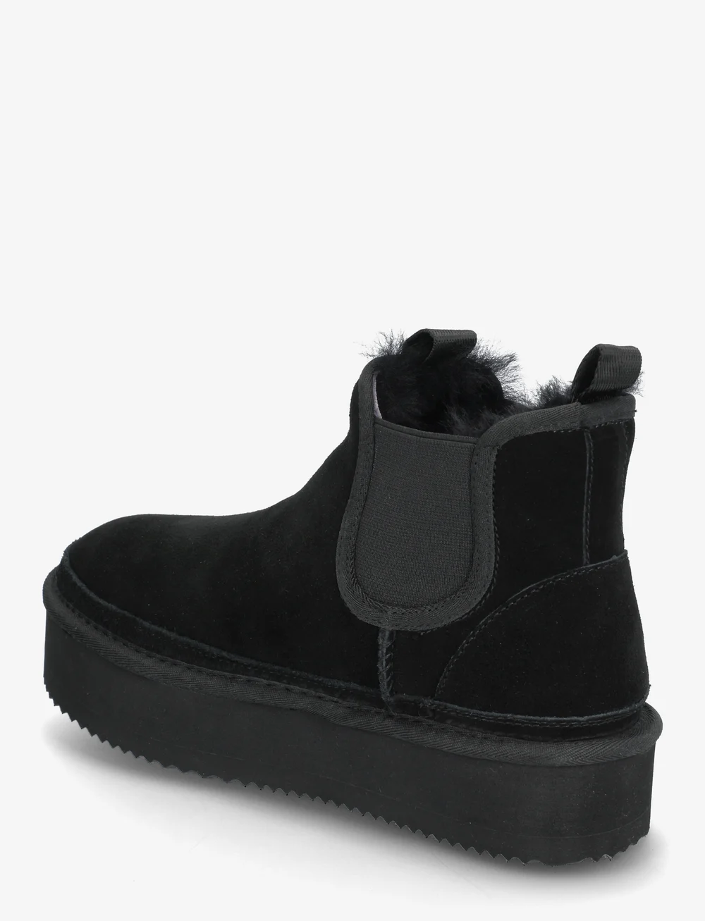 Rosemunde - RHBolina Chelsea Plateau Boot - teddyfell boots - black - 3