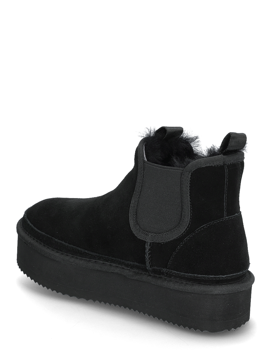 Rosemunde - RHBolina Chelsea Plateau Boot - teddy-stiefel - black - 3