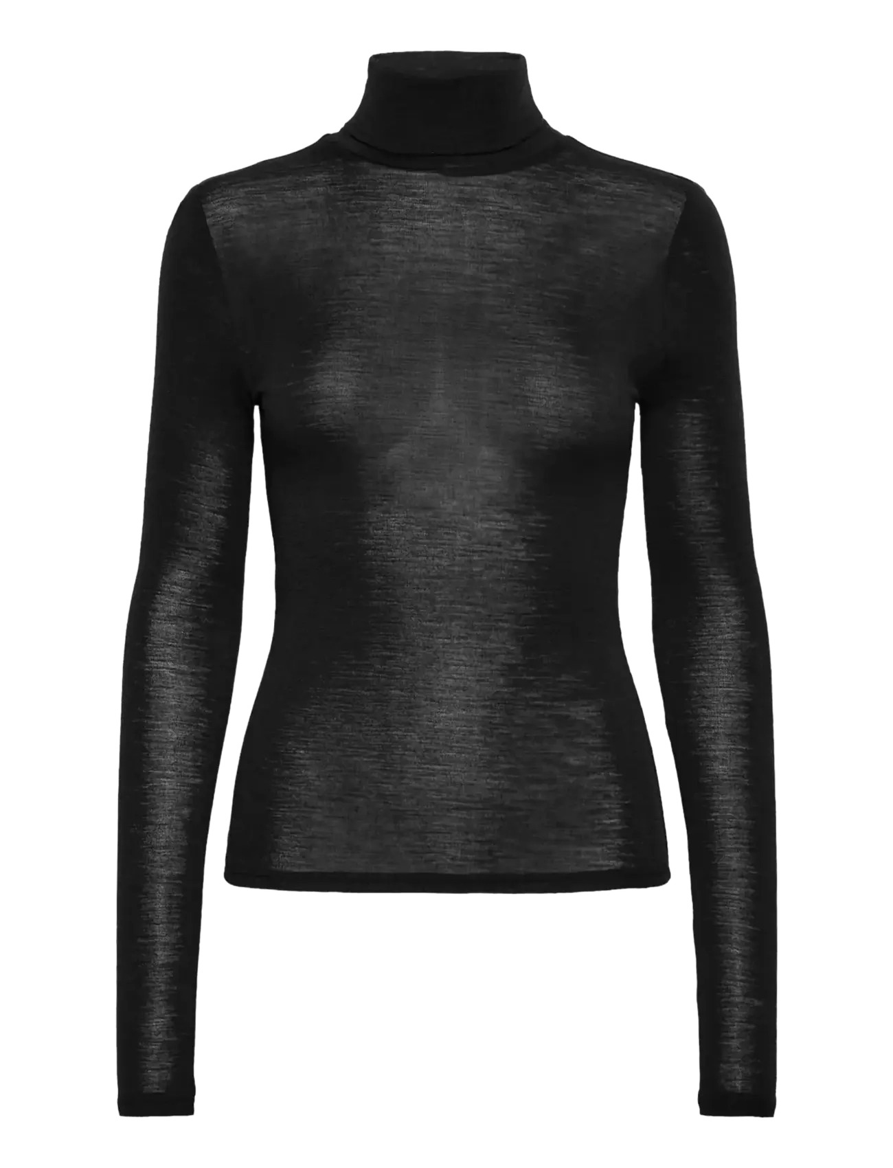 Rosemunde RWSara Cashmere Blend LS Roll-neck - Strik - BLACK / black