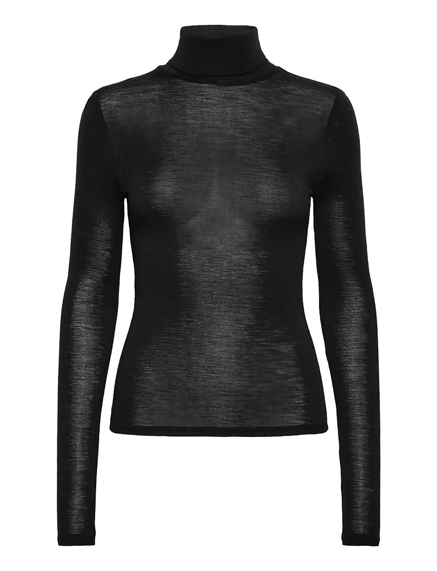 Rosemunde - RWSara Cashmere Blend LS Roll-neck - black - 0