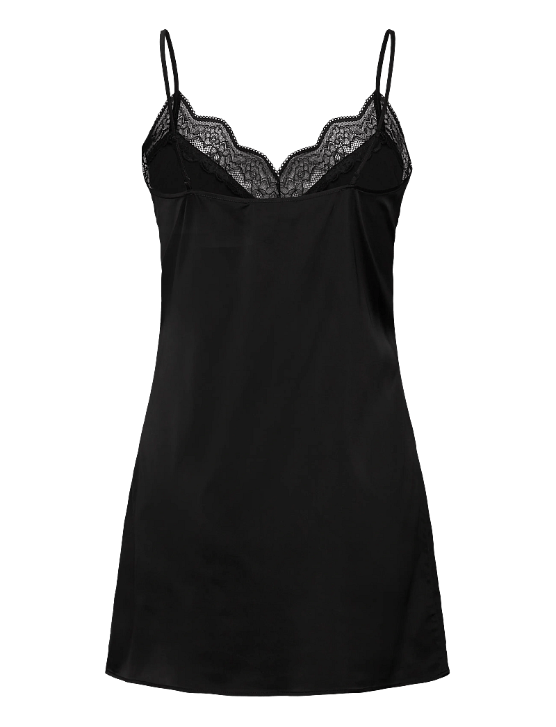 Rosemunde - RHJasmine Silk Blend SL Strap Night - Öösärgid - black - 1