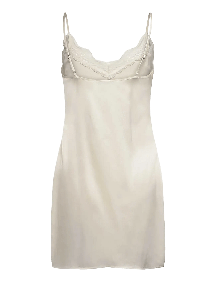 Rosemunde - RHJasmine Silk Blend SL Strap Night - nachthemden - ivory - 1