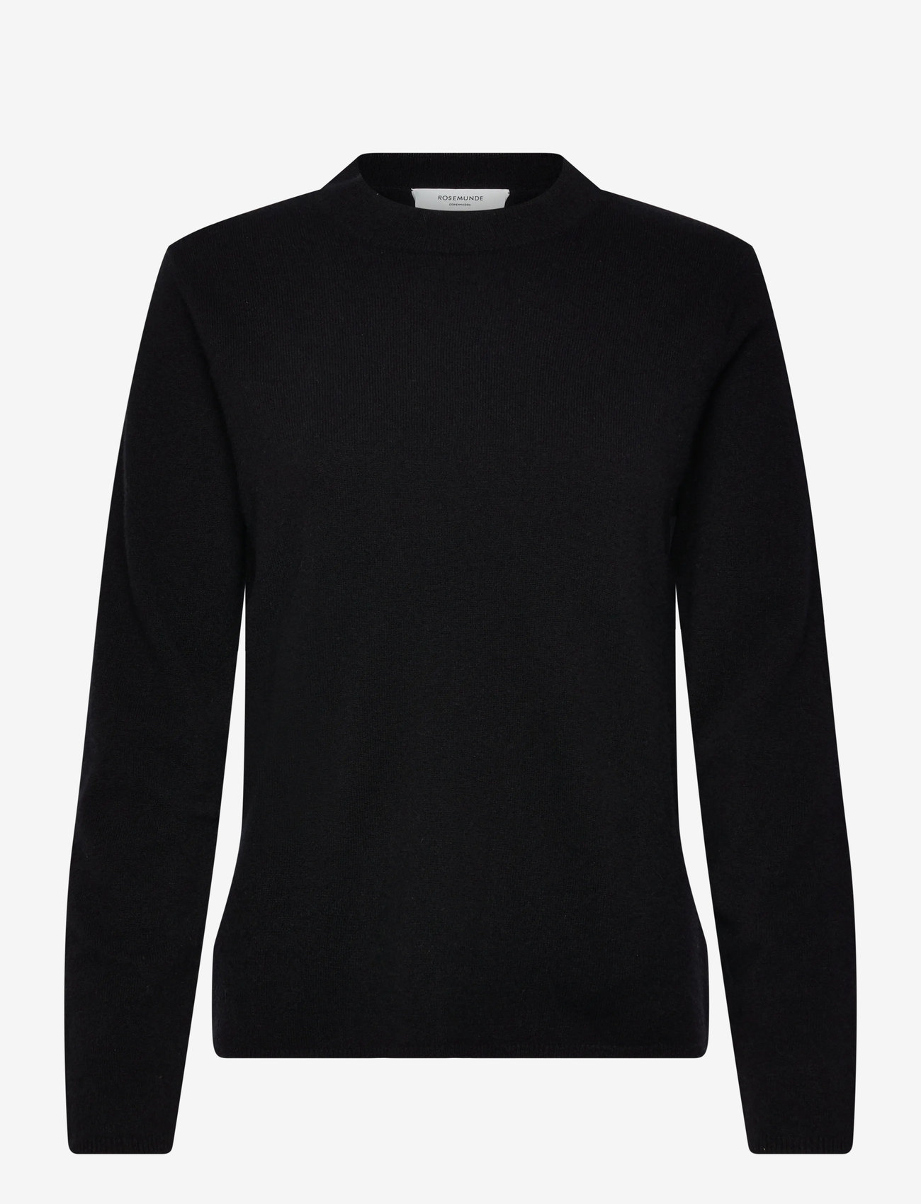 Rosemunde - RWLaica Cashmere LS O-neck Pullover - kaschmir - black - 0