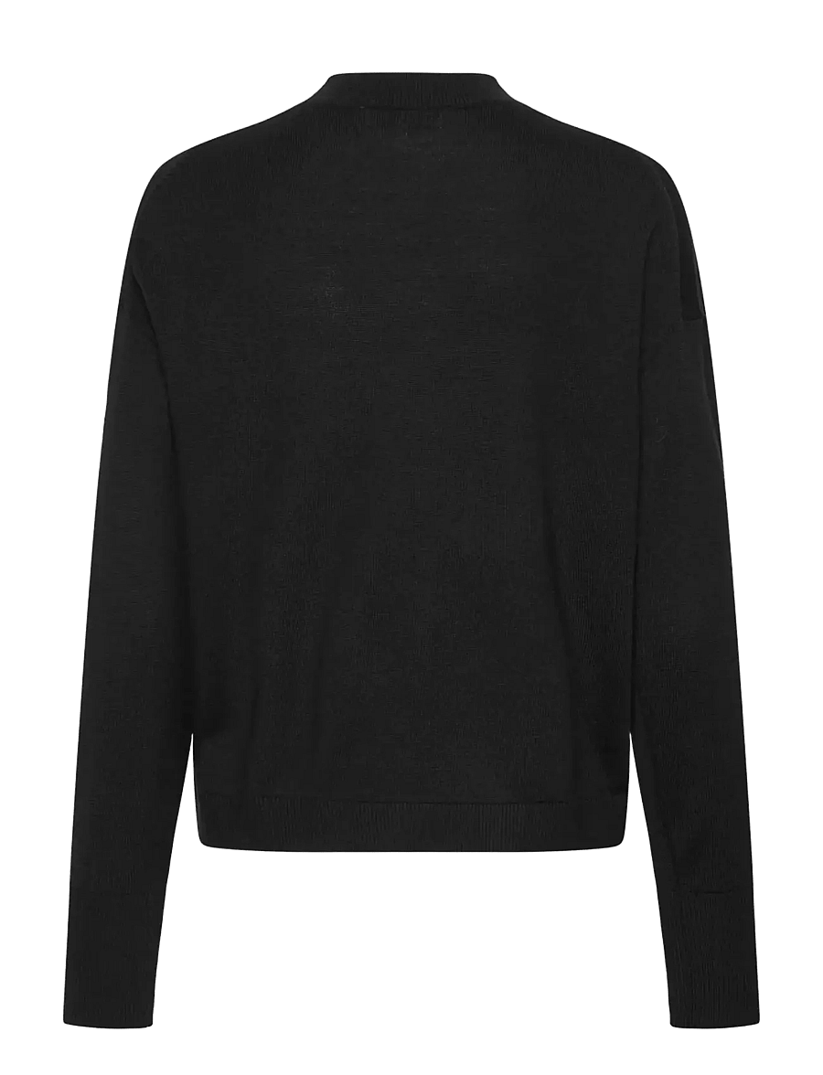 Rosemunde - RWValencia Merino Wool LS Pullover - black - 2