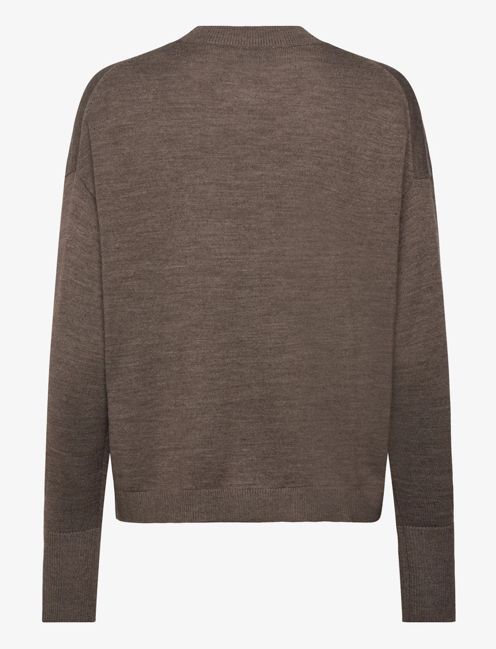 Rosemunde - RWValencia Merino Wool LS Pullover - pullover - smoke oak melange - 1