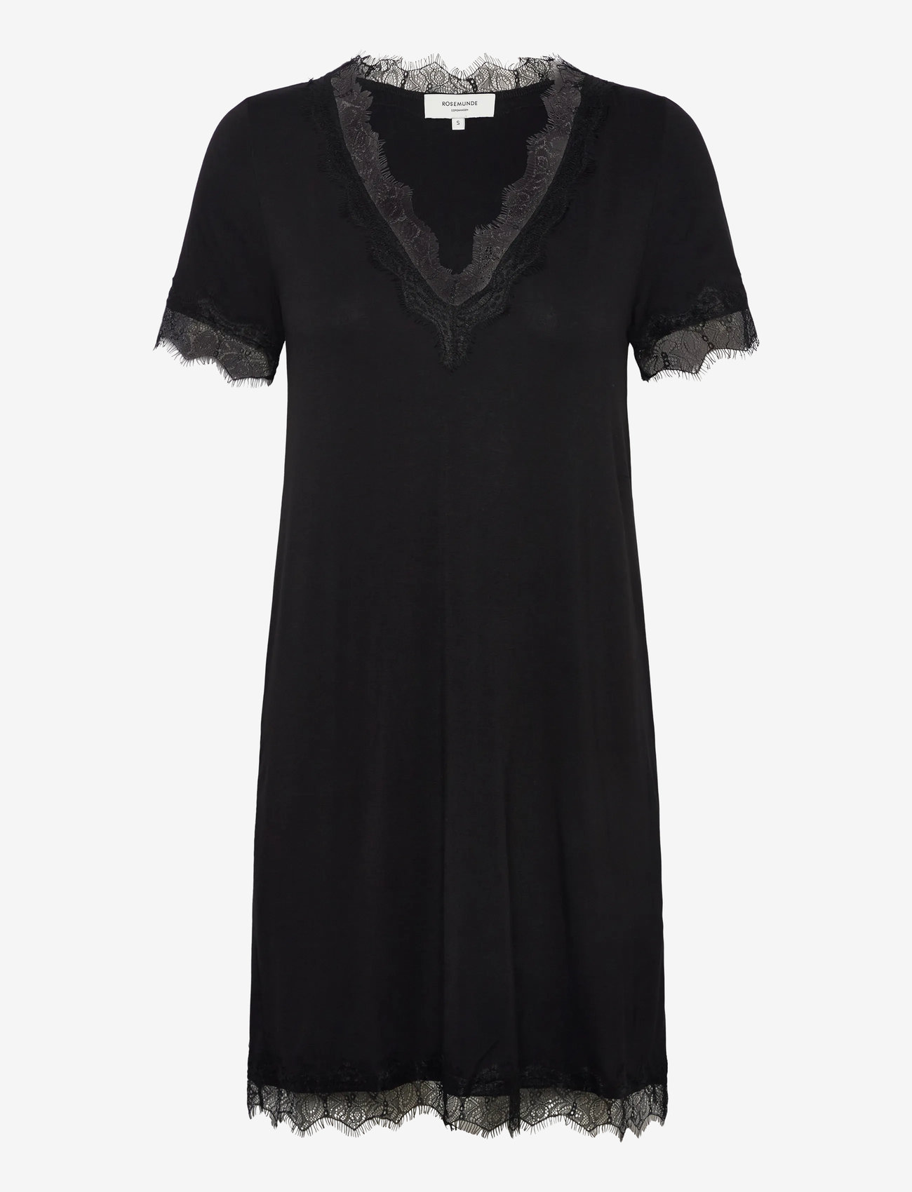 Rosemunde - RHBiarritz SS Night Dress - natkjoler - black - 1