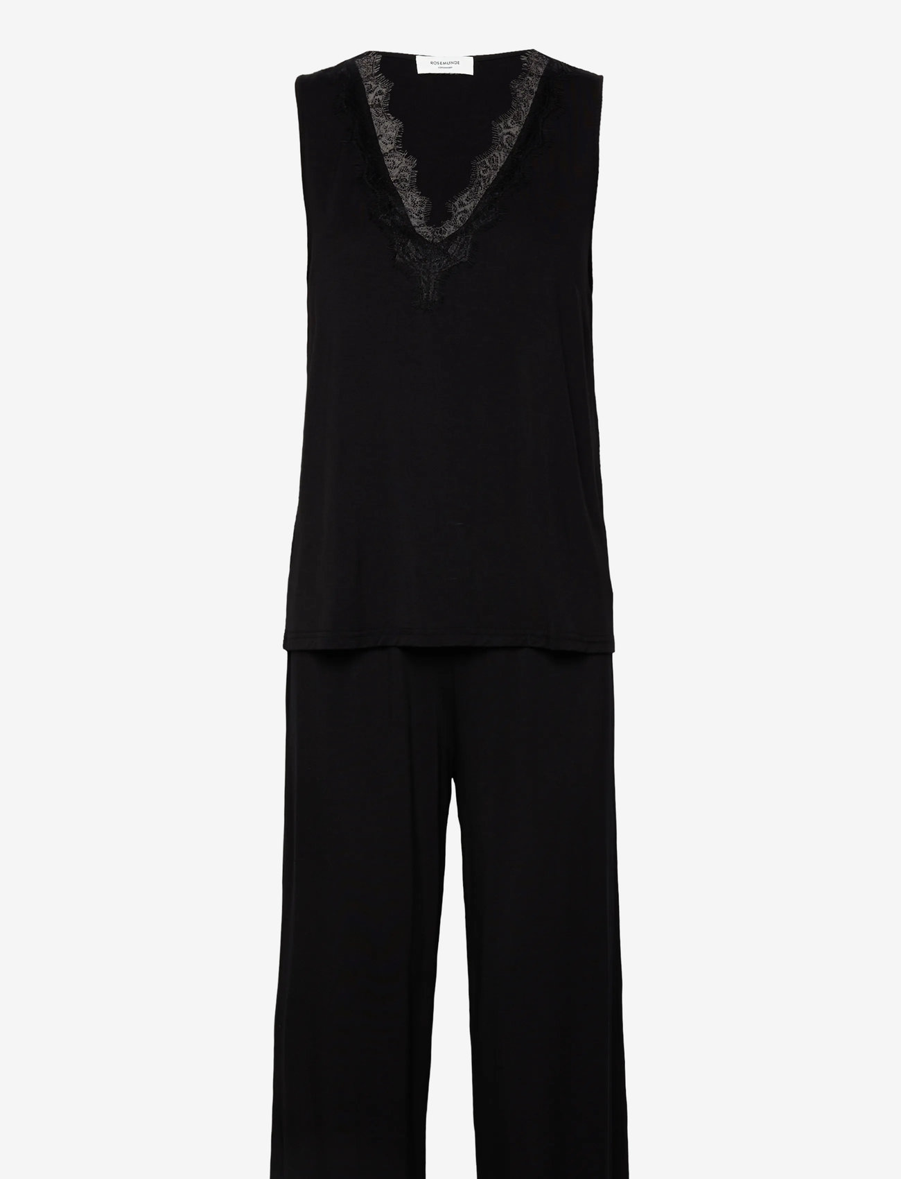Rosemunde - RHBiarritz Jersey Night Set - pyjamas - black - 1