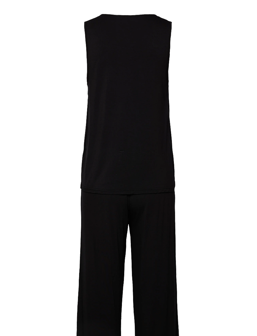 Rosemunde - RHBiarritz Jersey Night Set - pyjamas - black - 2